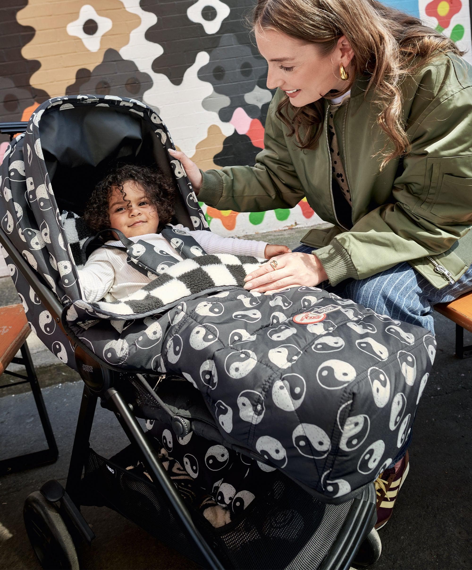 Mamas & Papas x Another Fox Footmuff  - Ying & Yang