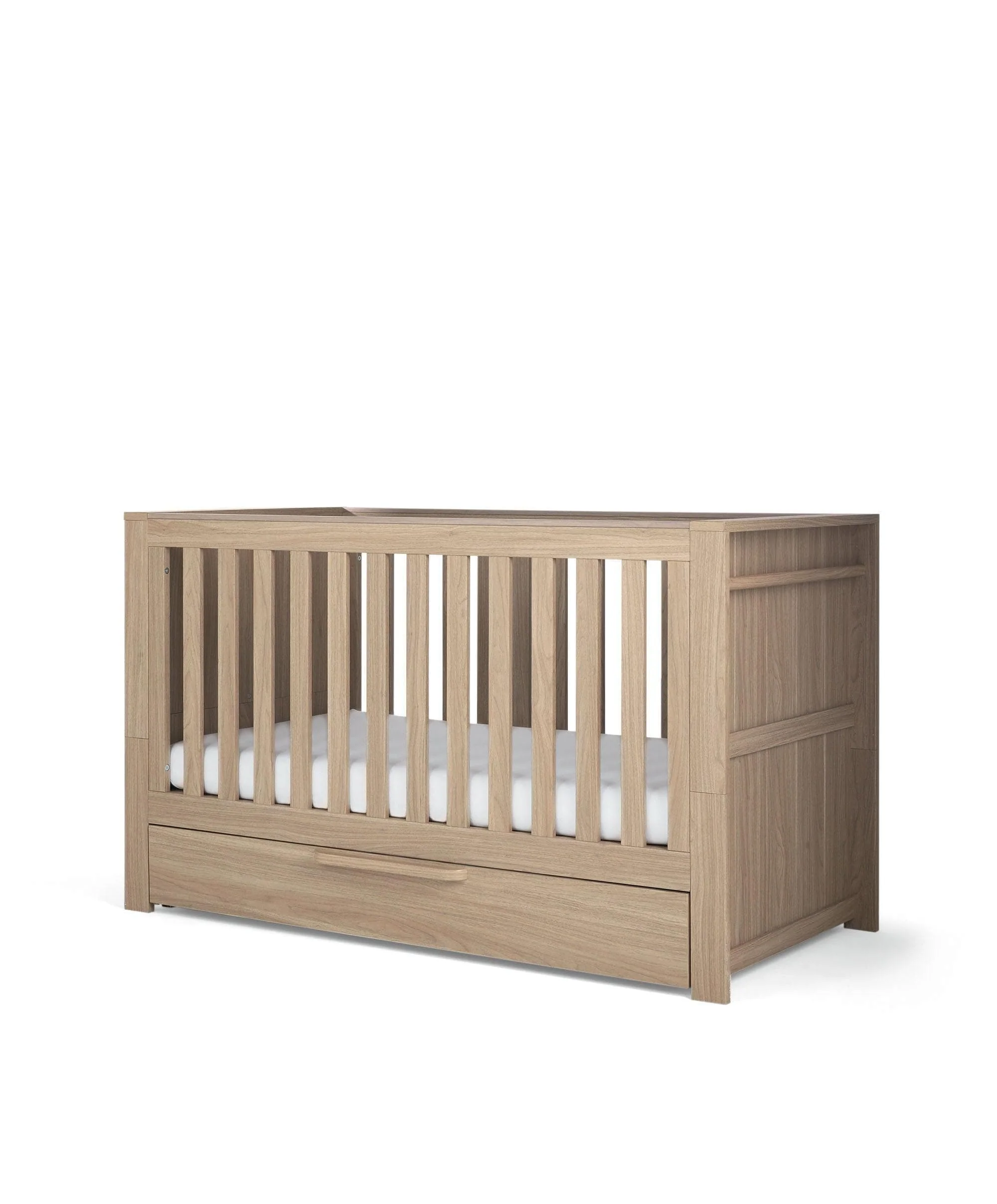 Franklin 3 Piece Cotbed Range with Dresser Changer & Double Wardrobe - Oak - Image 14