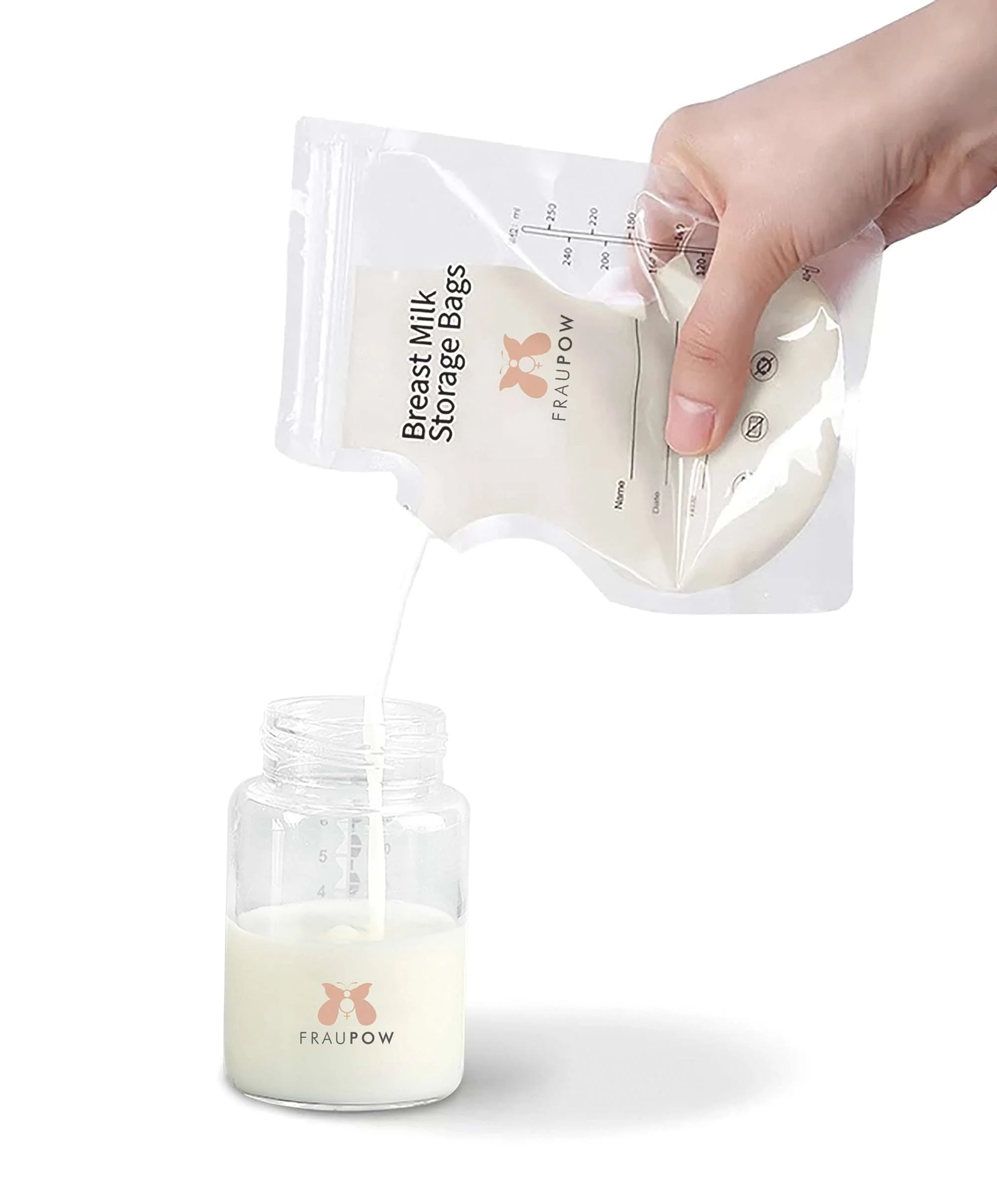 Fraupow Breast Milk Storage Bags - Pack of 30 - Image 4