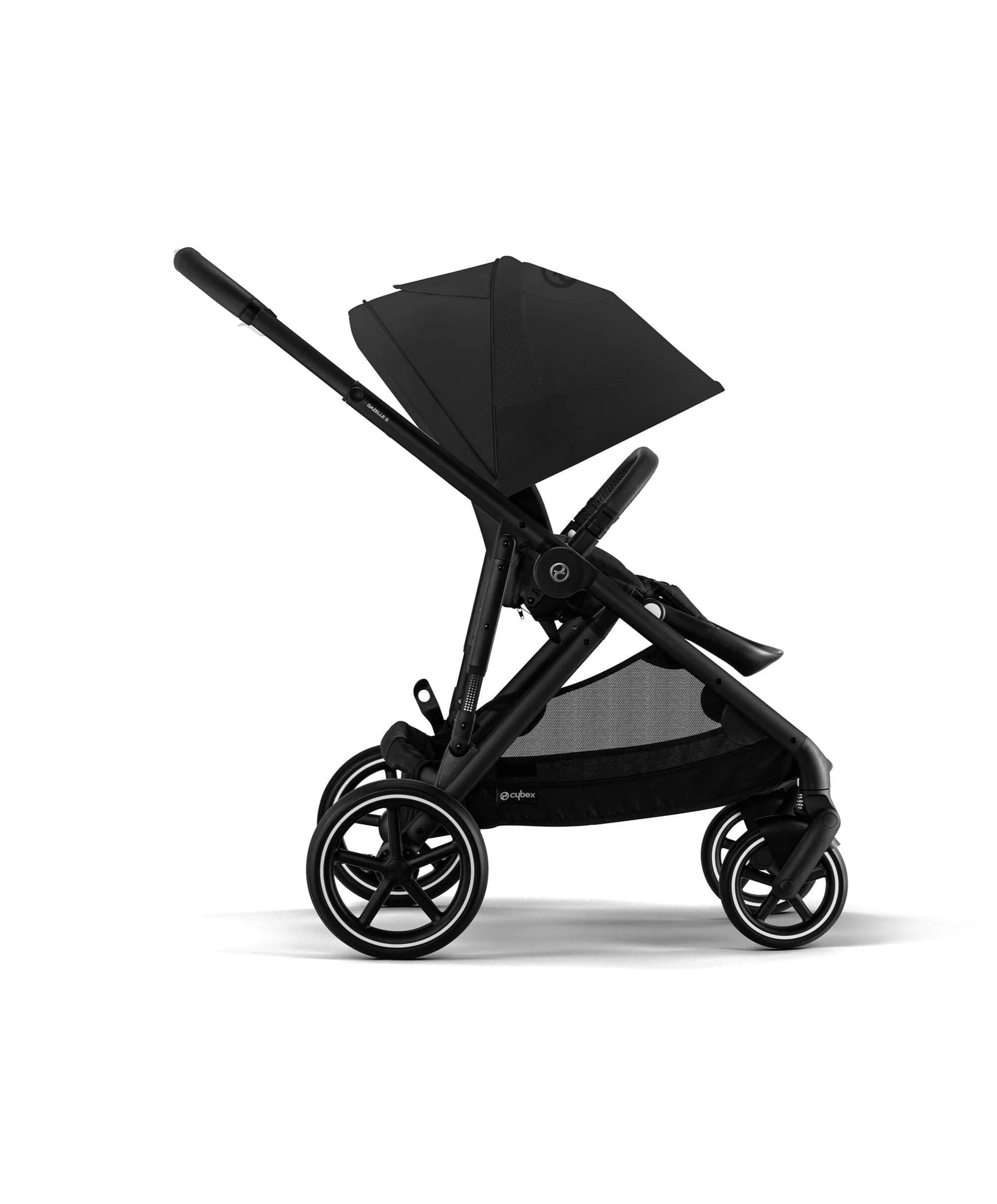 Cybex Gazelle S Pushchair Bundle with Cybex Aton B2 i-Size Car Seat and Base (7 Pieces) - Moon Black - Image 5