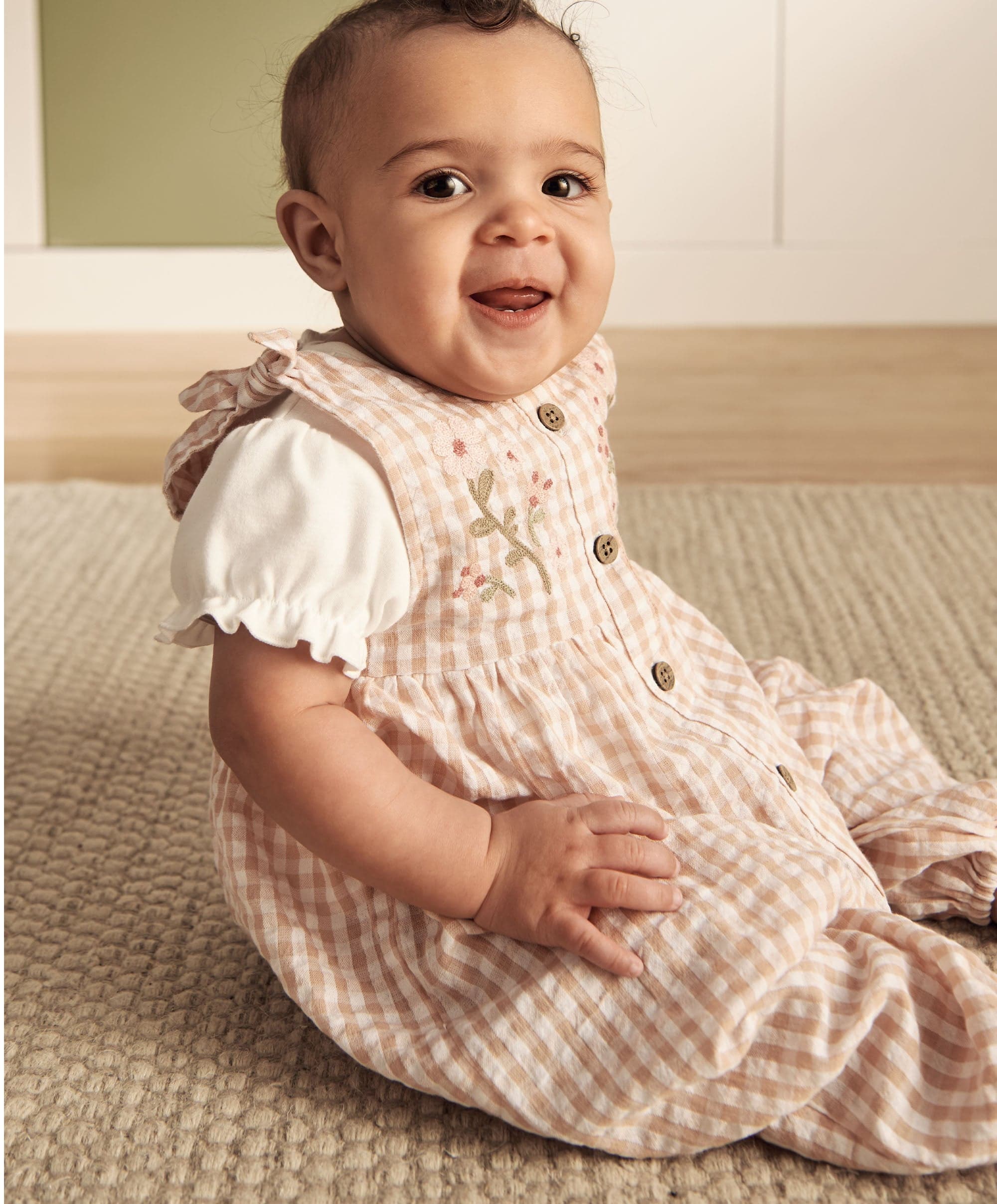 Gingham Dungarees - Image 3