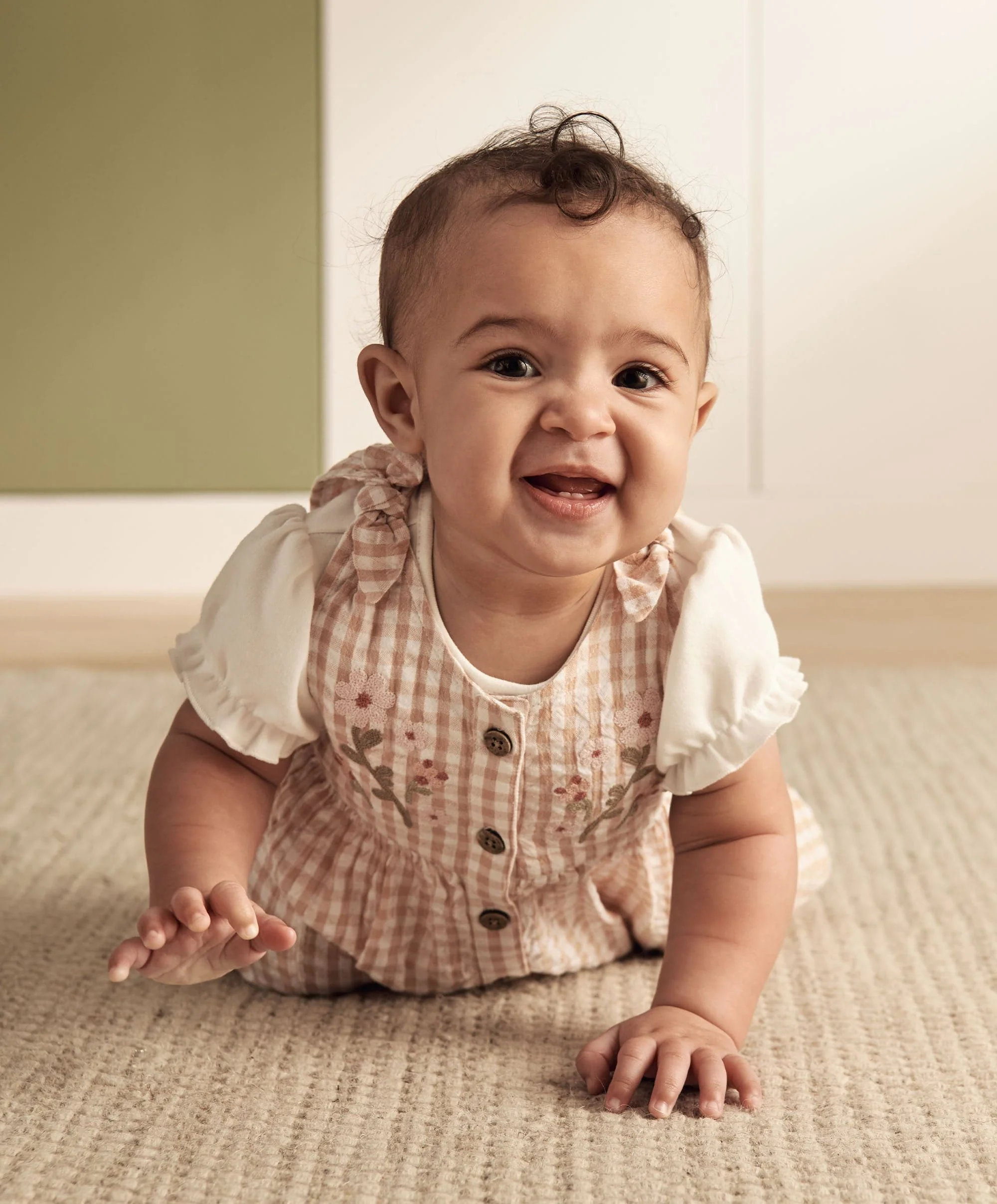 Gingham Dungarees - Image 4