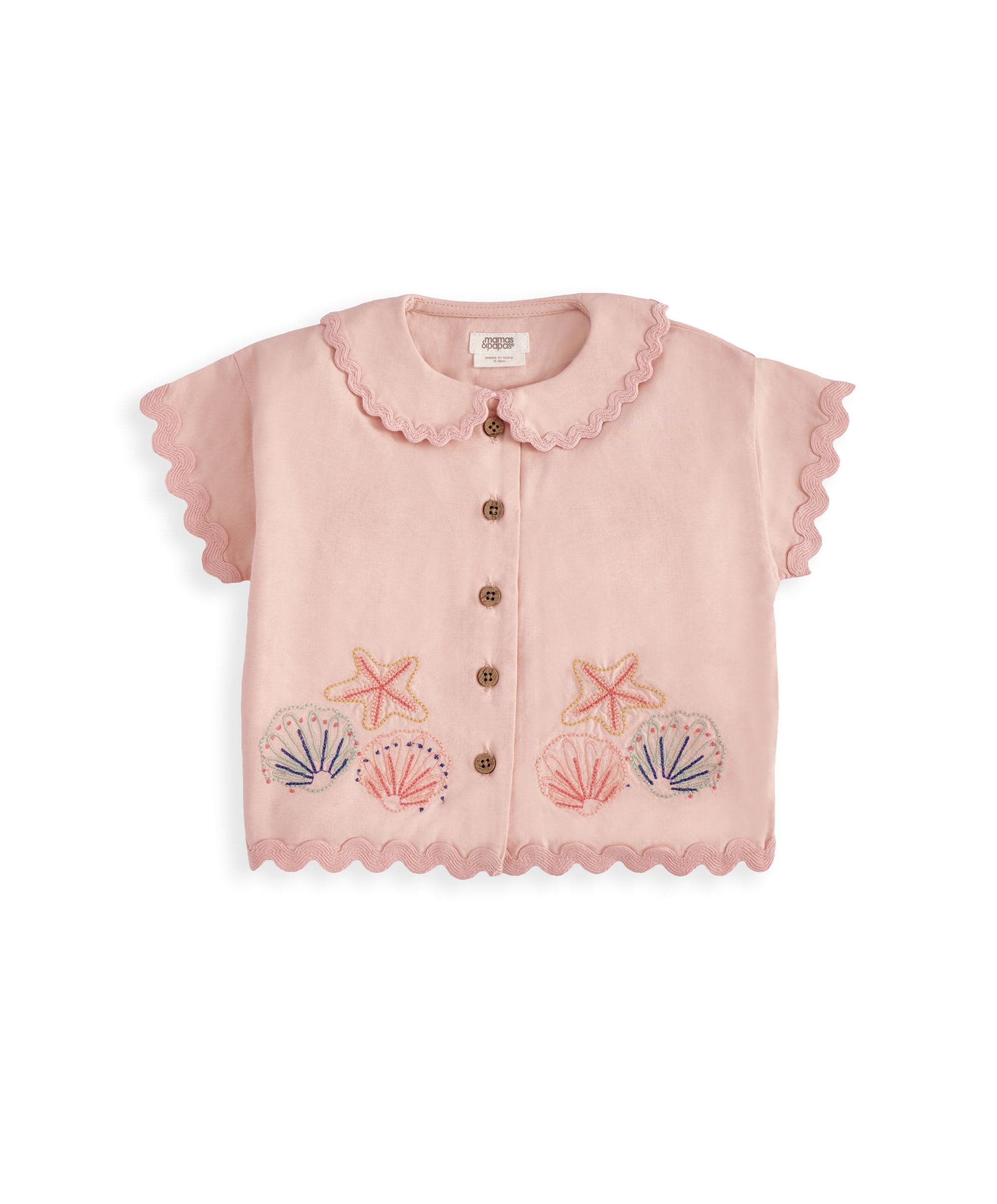 Pink Resort Shirt & Shorts Outfit Set - Image 2