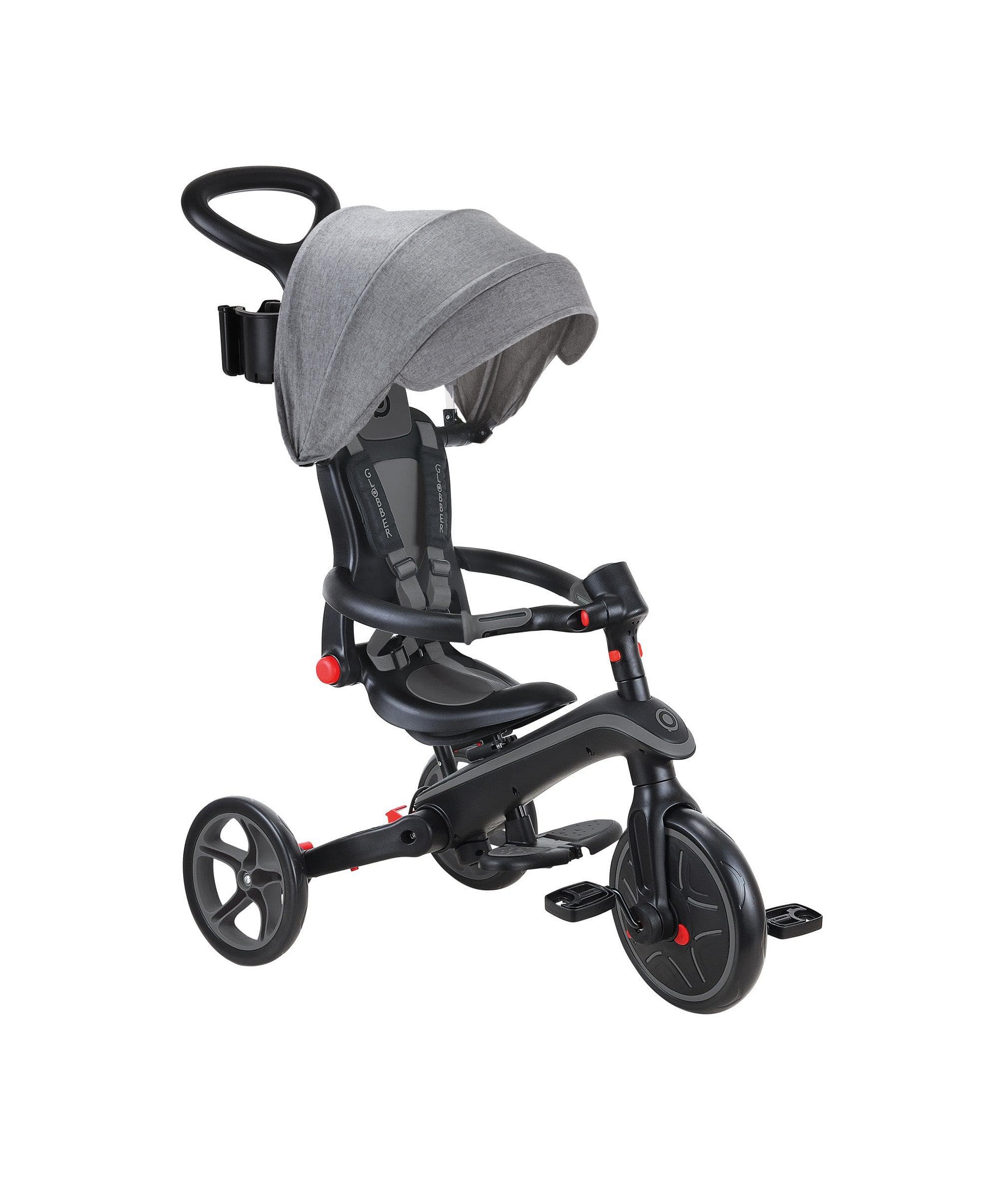 Globber Explorer Trike Foldable 4 in 1 - Black