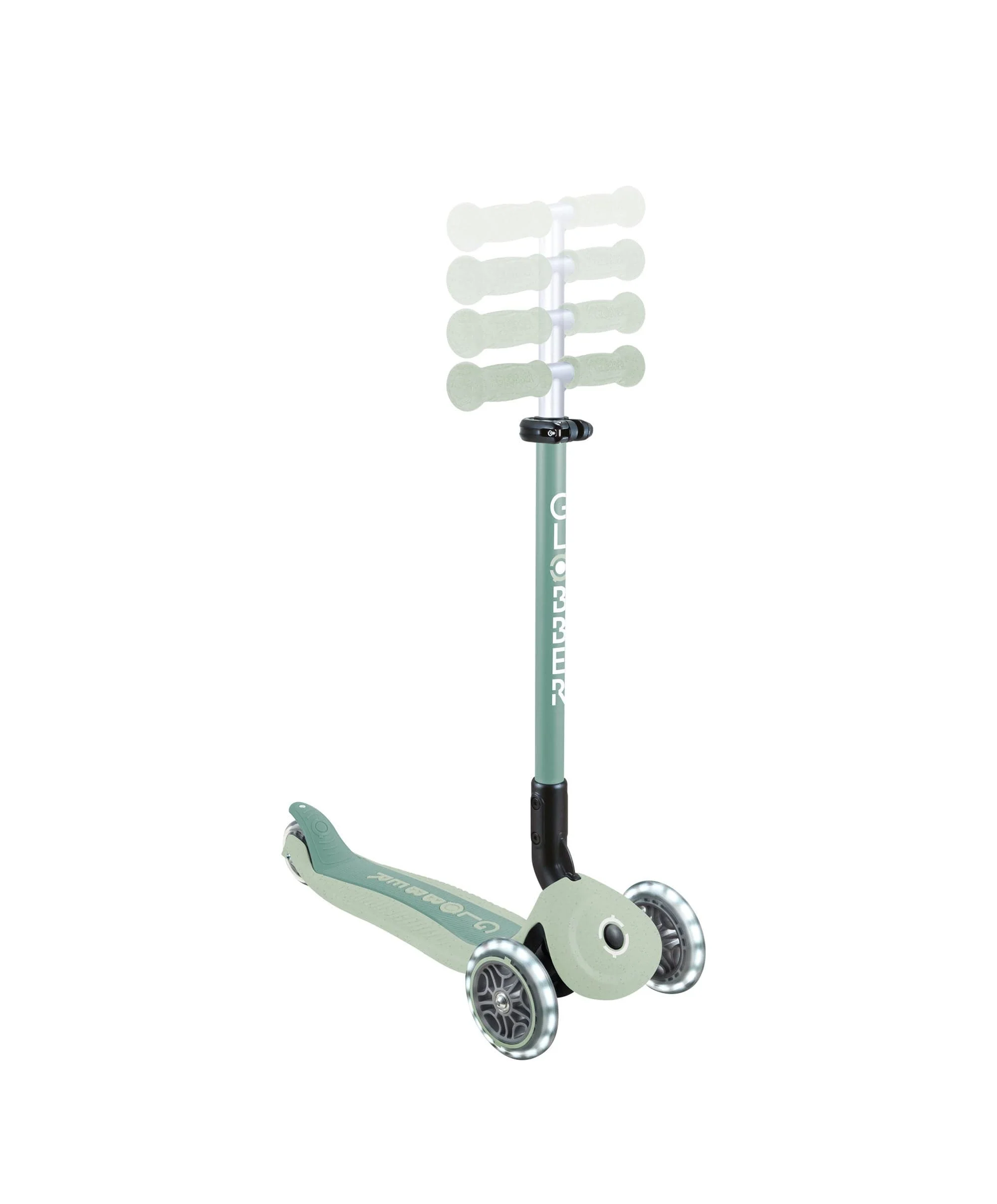 Globber Go Up Active Lights Eco – Pistachio - Image 3
