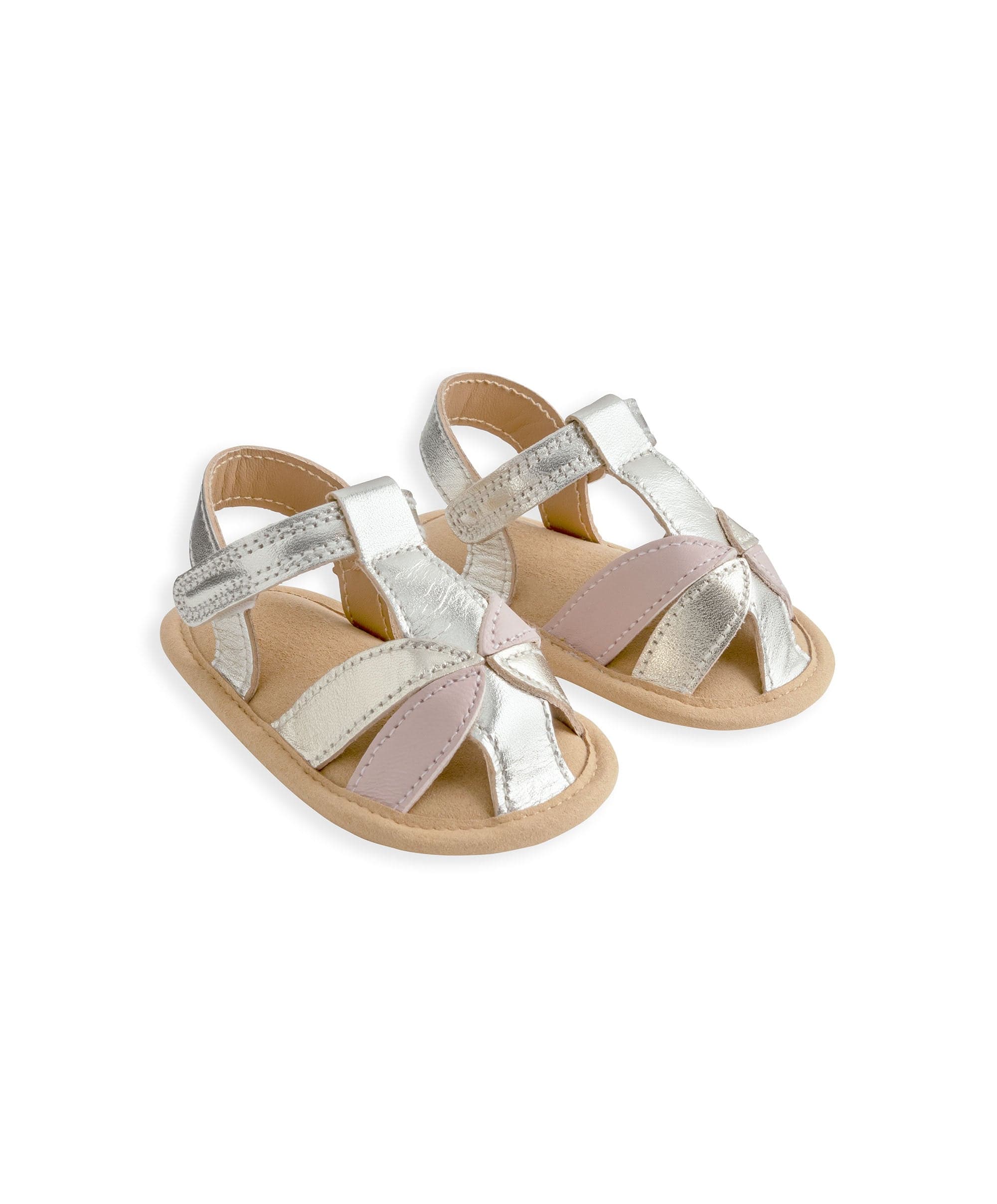 Gold Metallic Sandals - Image 2