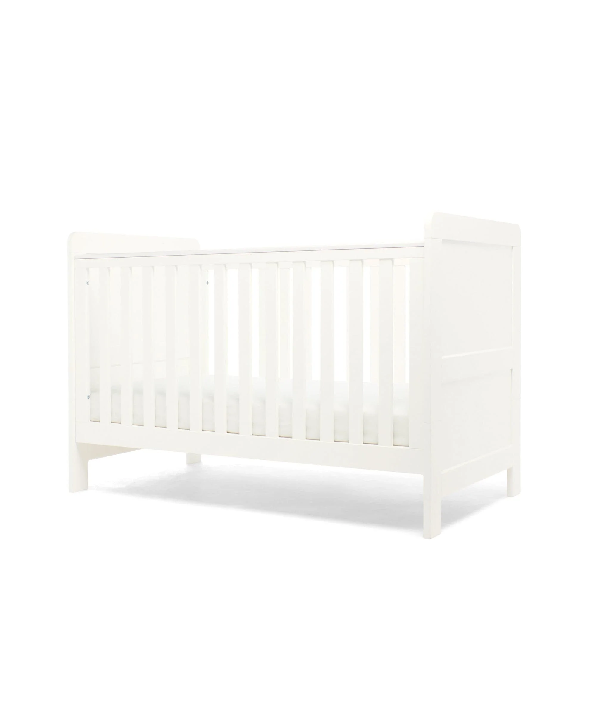 Hampden Cotbed & Premium Pocket Spring Cotbed Mattress Bundle - White - Image 2