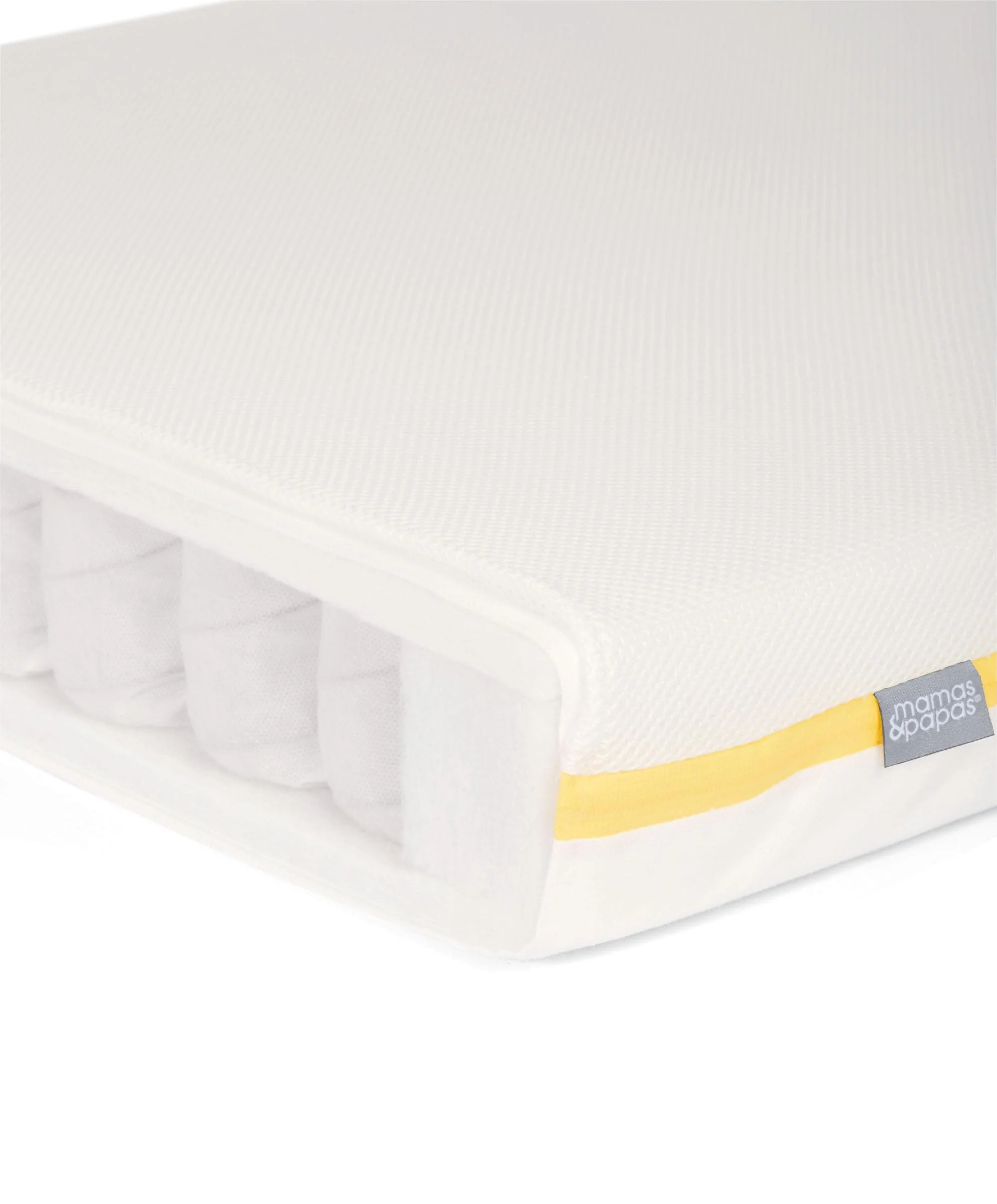 Harwell Small Cotbed Bundle with Essential Airflow Pocket Spring Small Cotbed & Cot Mattress -White - Image 6