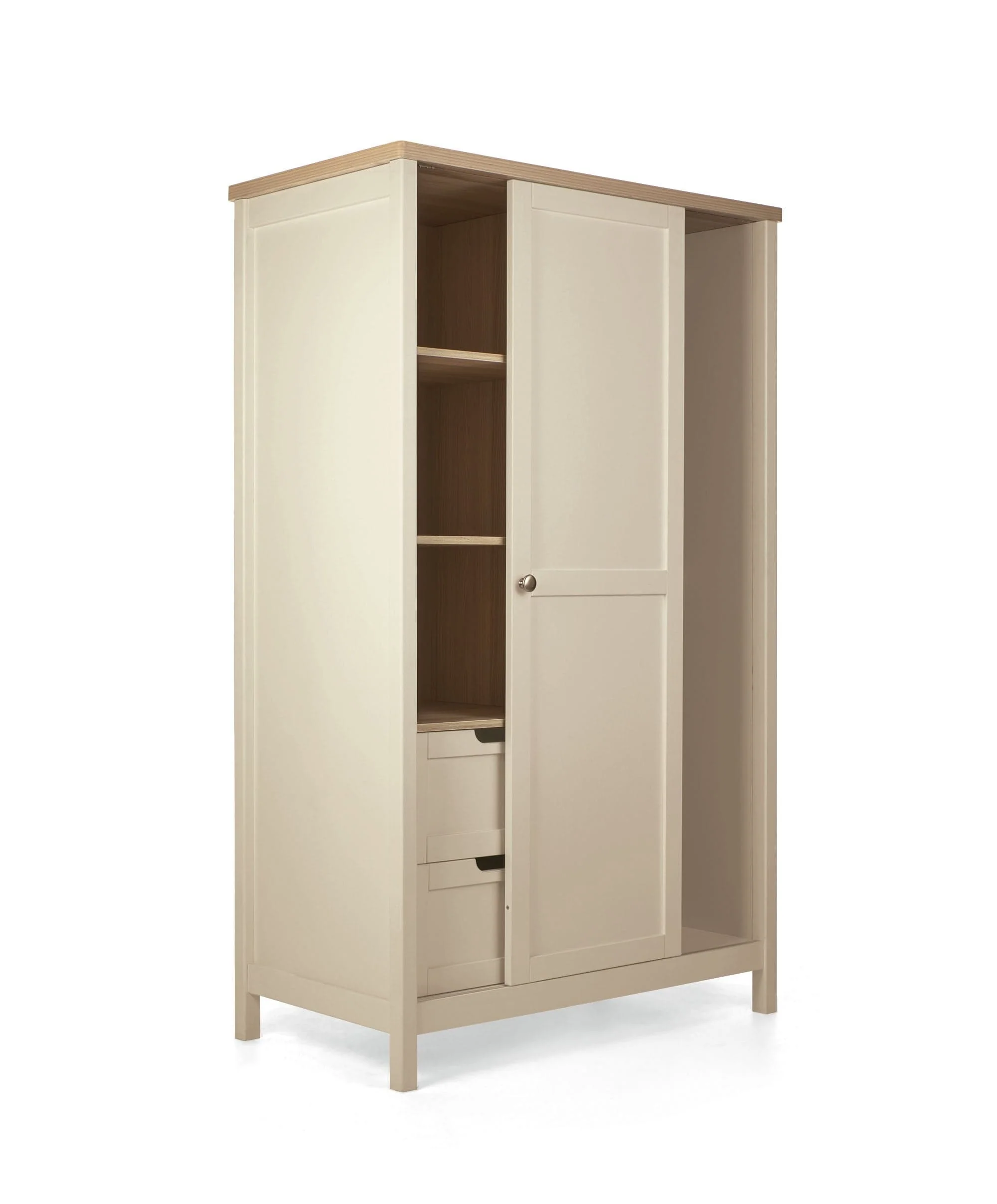 Harwell 2 Piece Cotbed Set with Wardrobe - Cashmere - Image 14