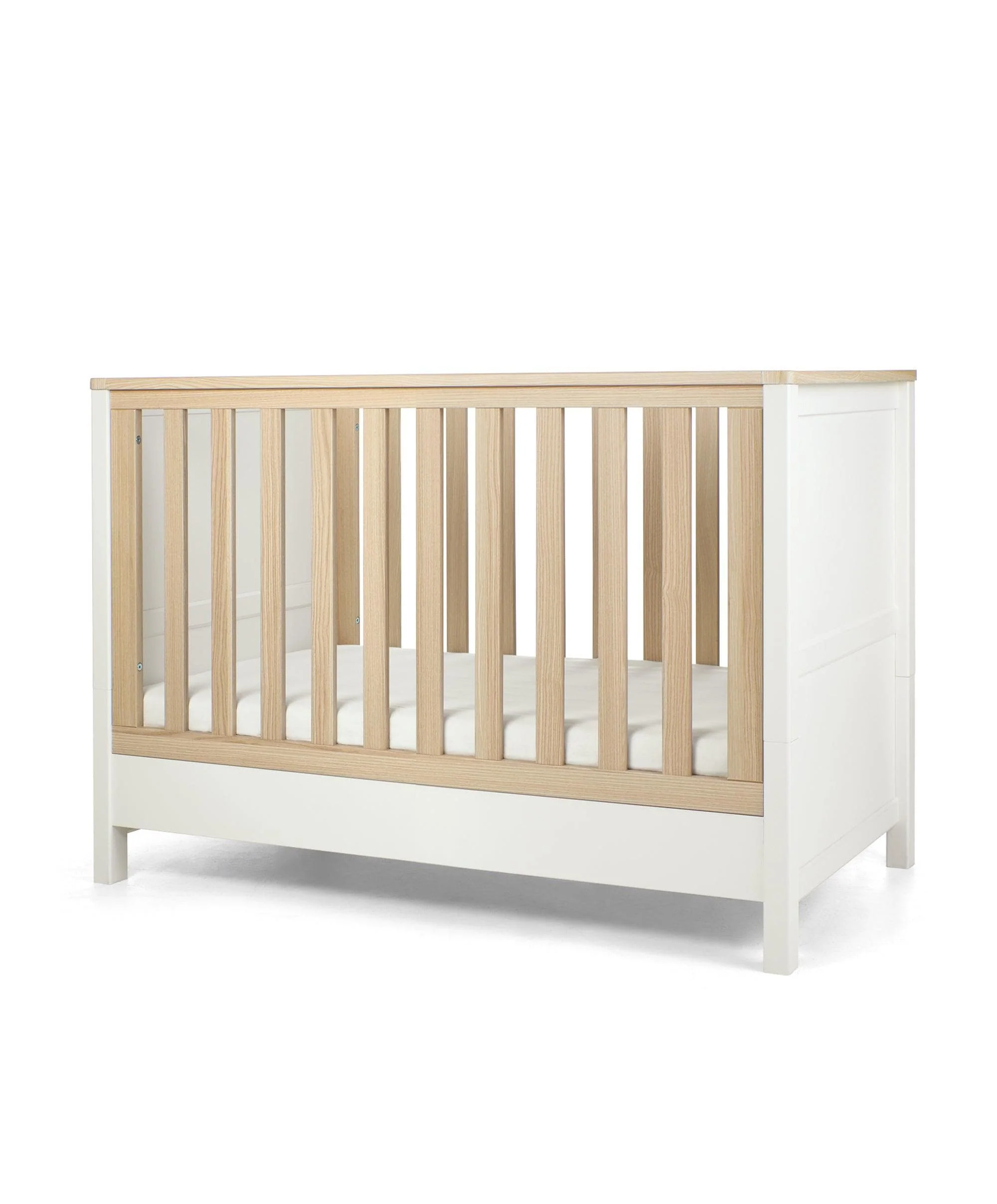 Harwell 2 Piece Small Cotbed Set with Dresser Changer - White - Image 2