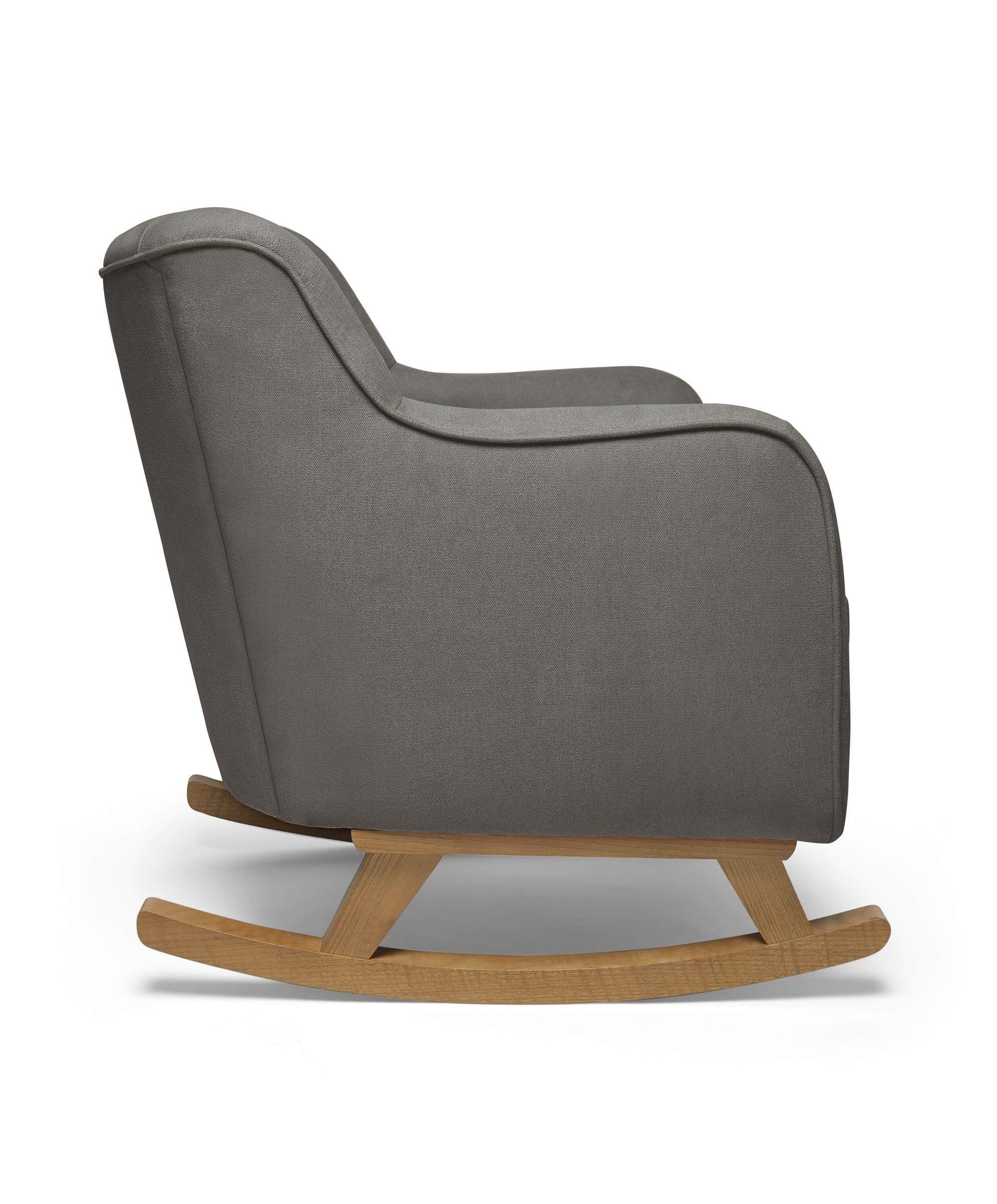 Hilston Nursing Chair - Grey Woven - Image 4
