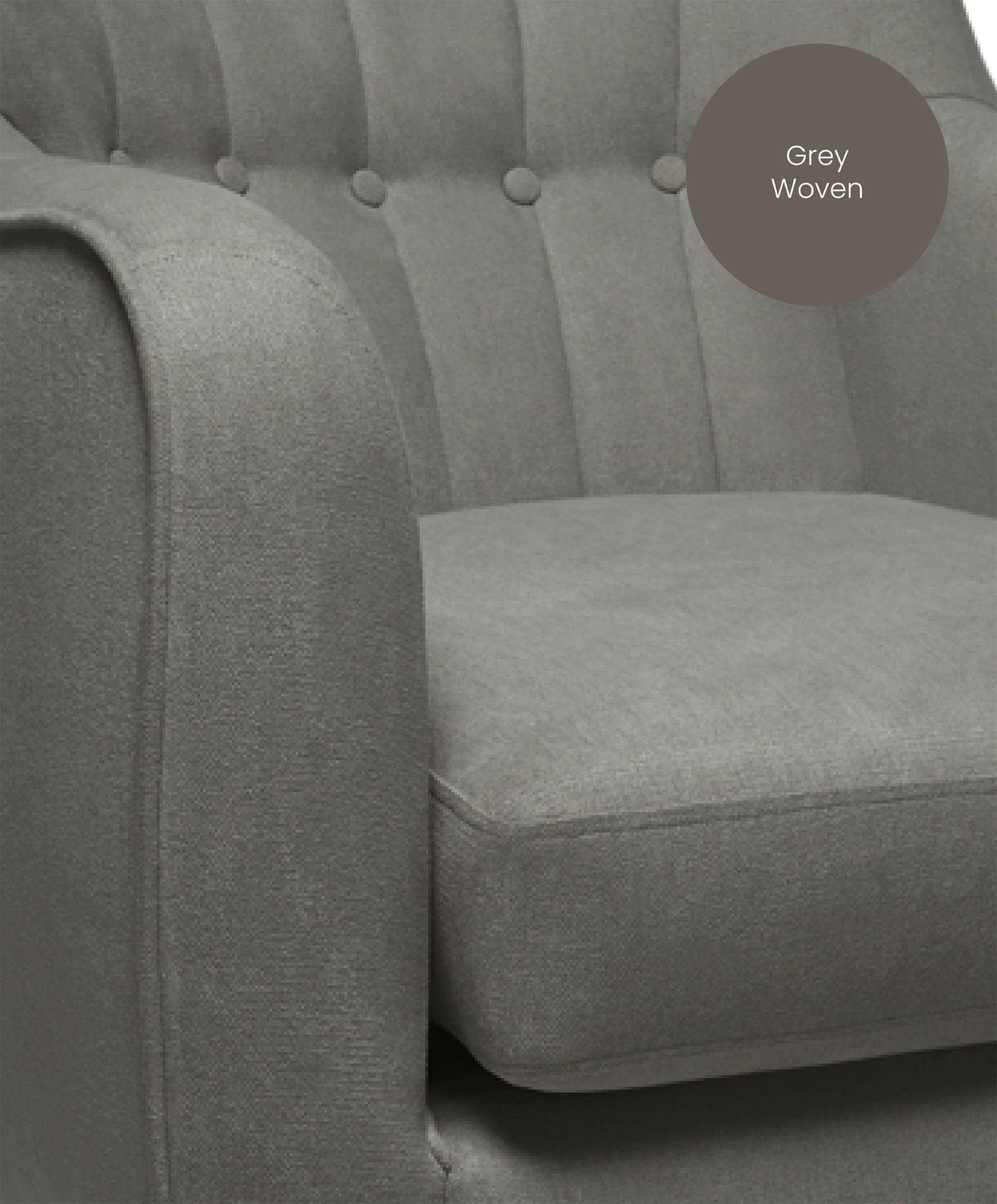 Hilston Nursing Chair - Grey Woven - Image 6