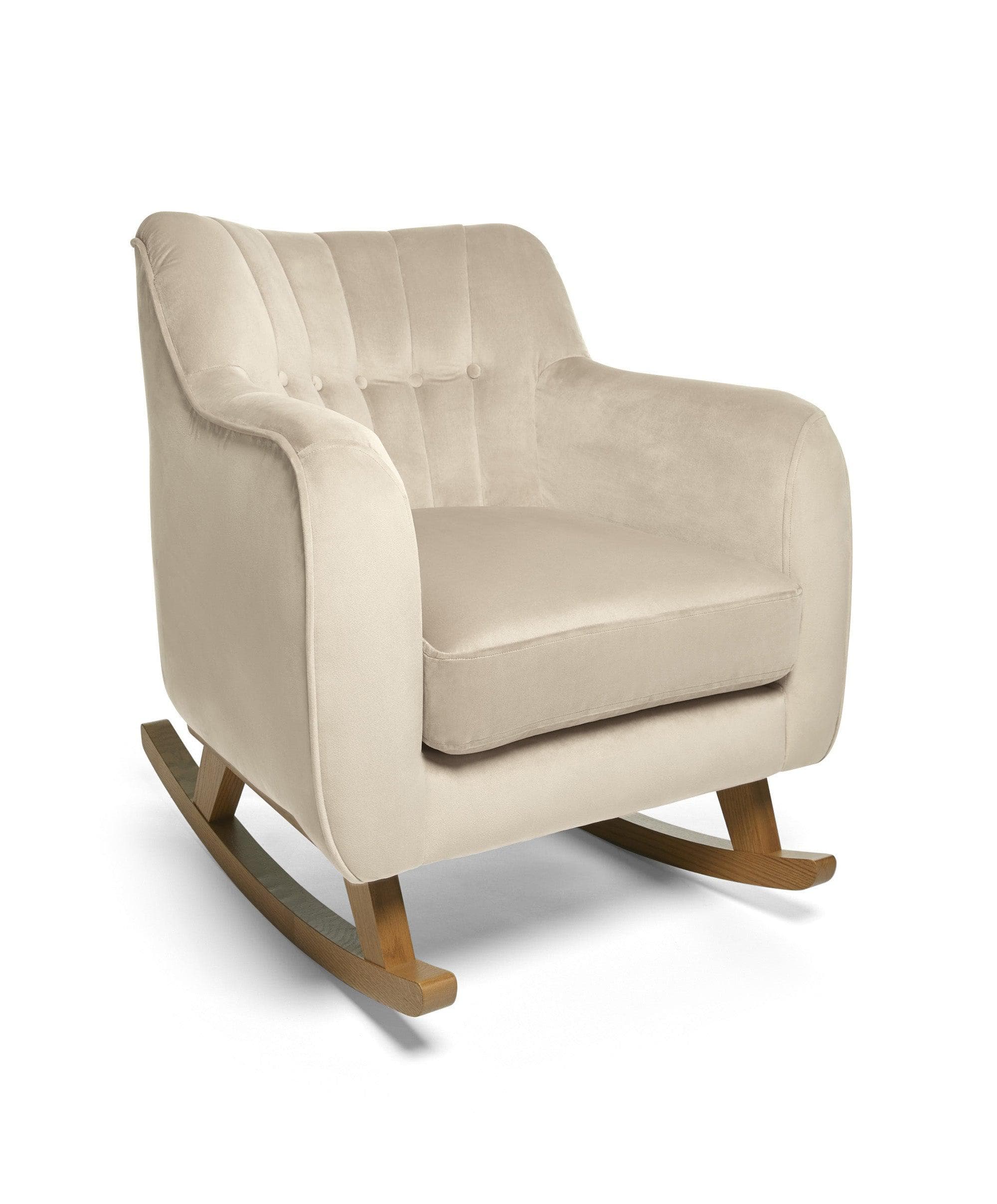 Hilston Nursing Chair - Latte Velvet