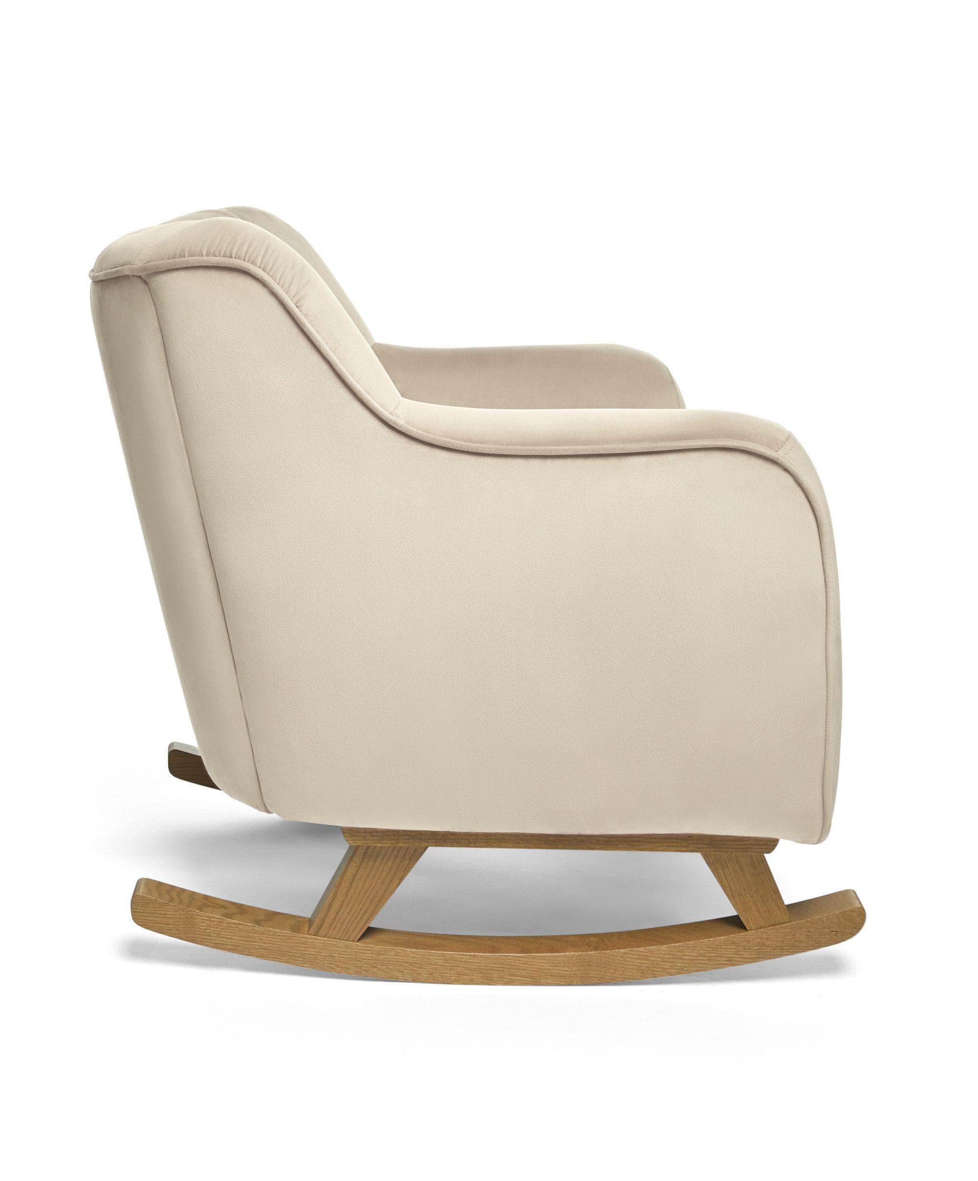 Hilston Nursing Chair - Latte Velvet - Image 3