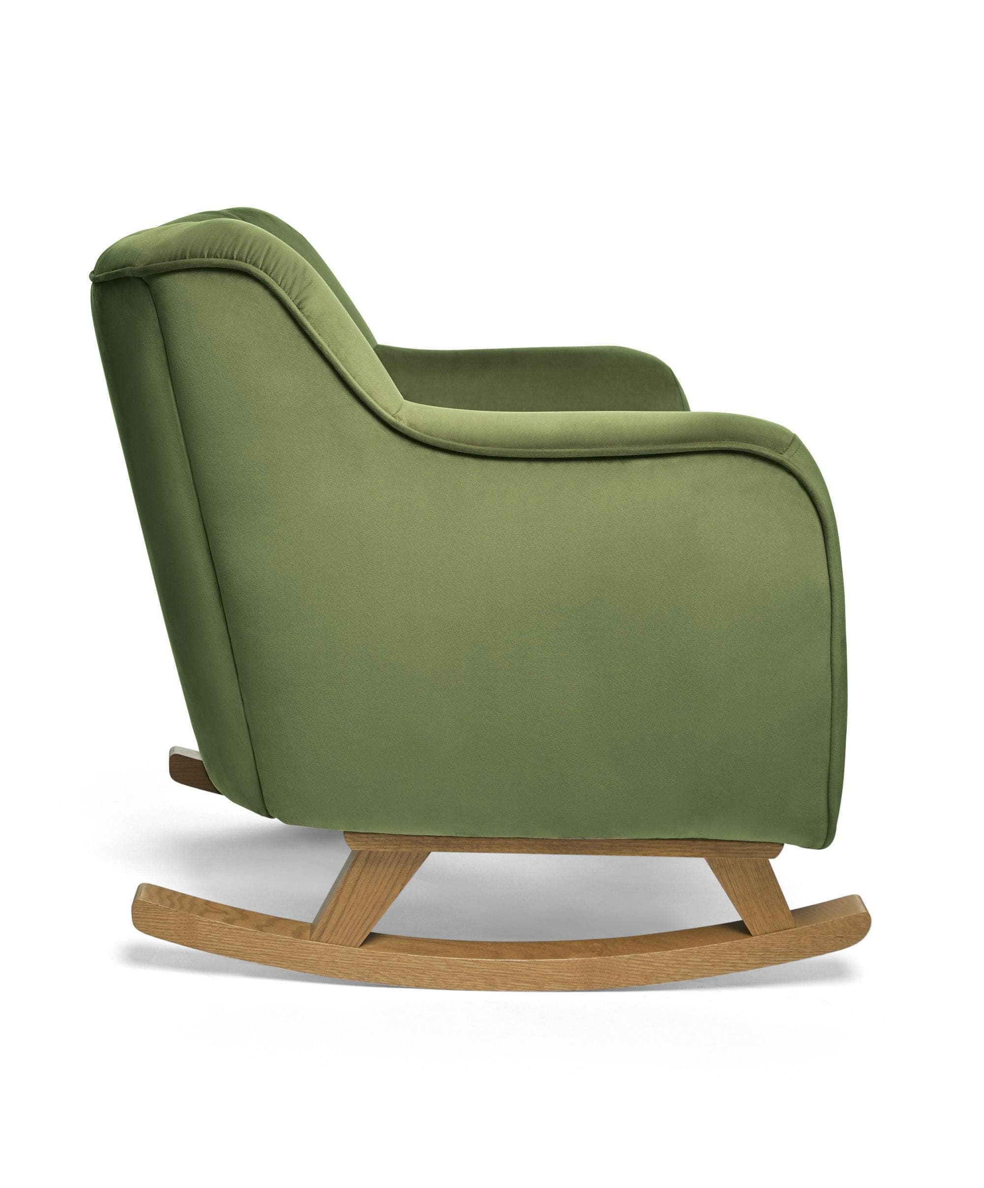 Hilston Nursing Chair - Olive Velvet - Image 3