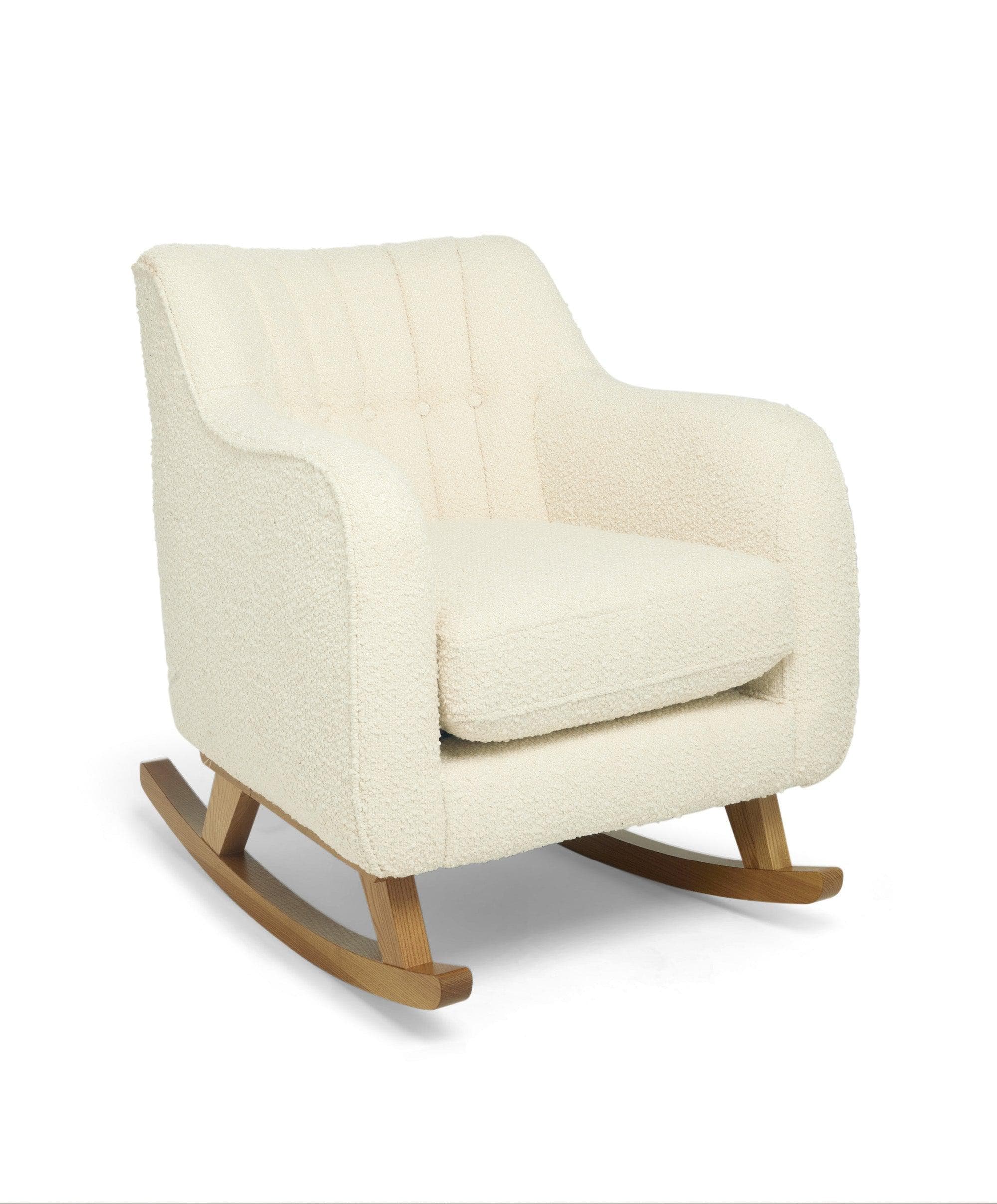 Hilston Nursing Chair - Oyster Chenille Boucle - Image 2