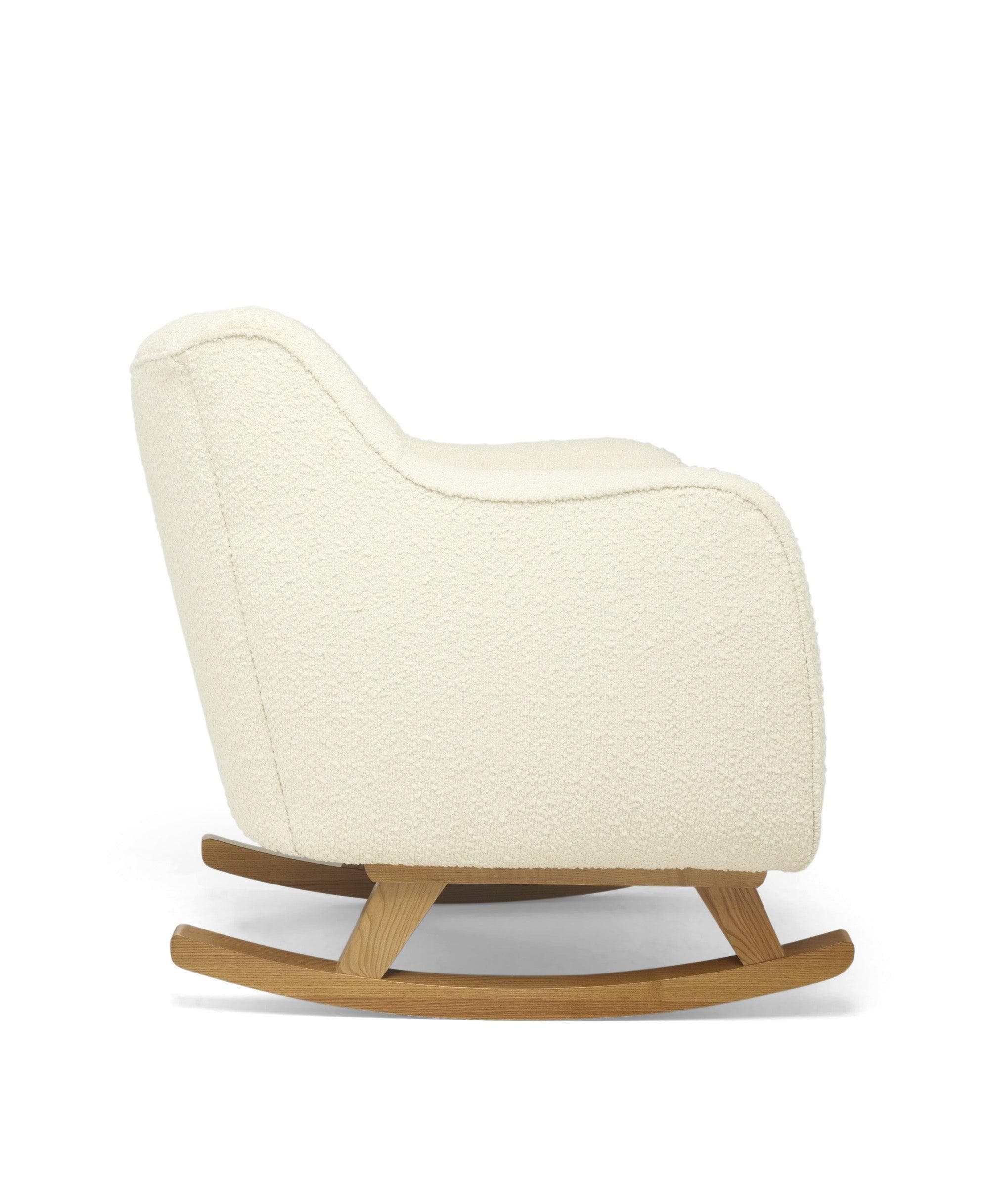 Hilston Nursing Chair - Oyster Chenille Boucle - Image 4