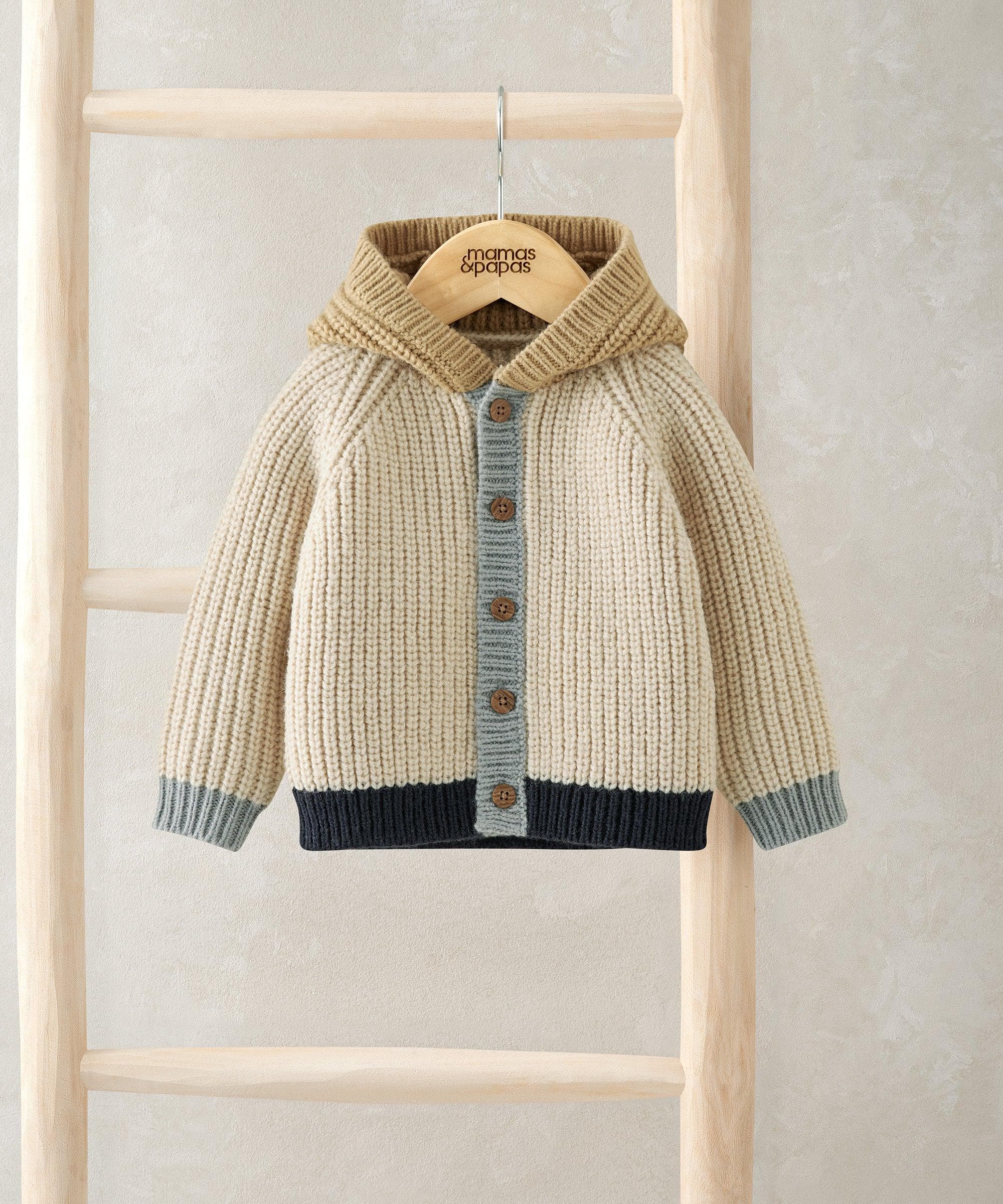 Colour Block Cardigan