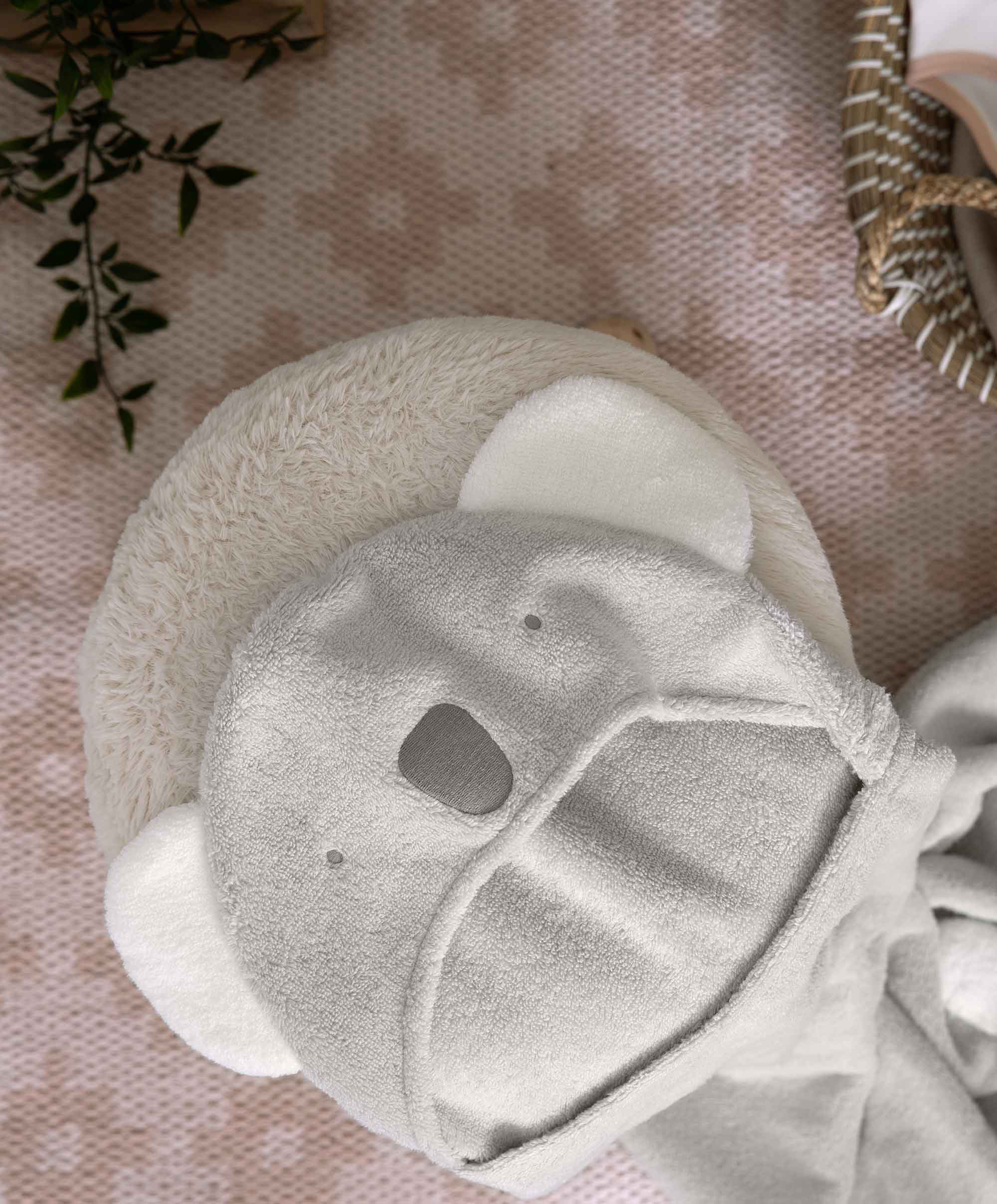 Hooded Baby Towel - Koala - Image 6