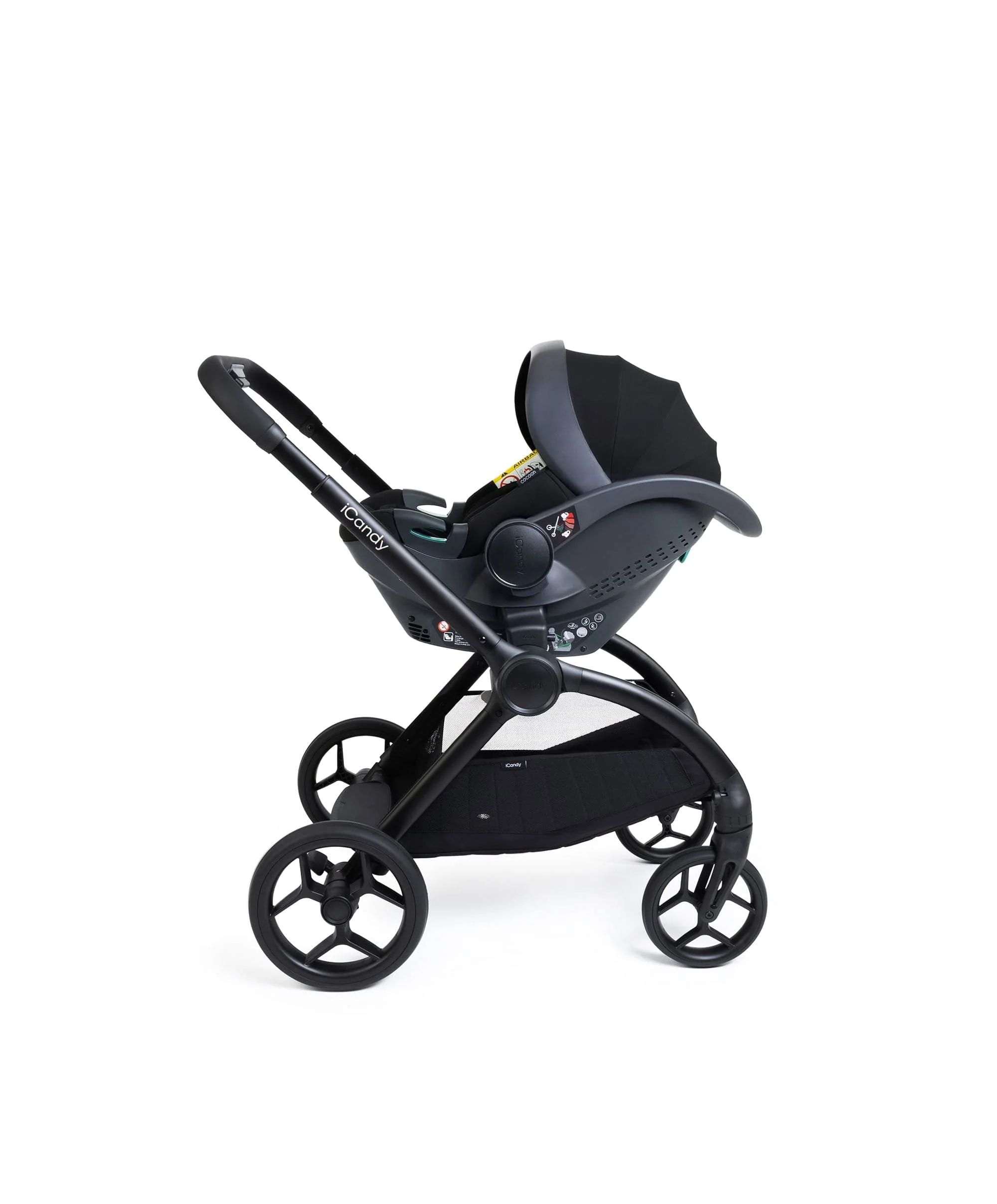 iCandy Core 2 Complete Travel Bundle with Cocoon 360 Car Seat - Black - Image 7