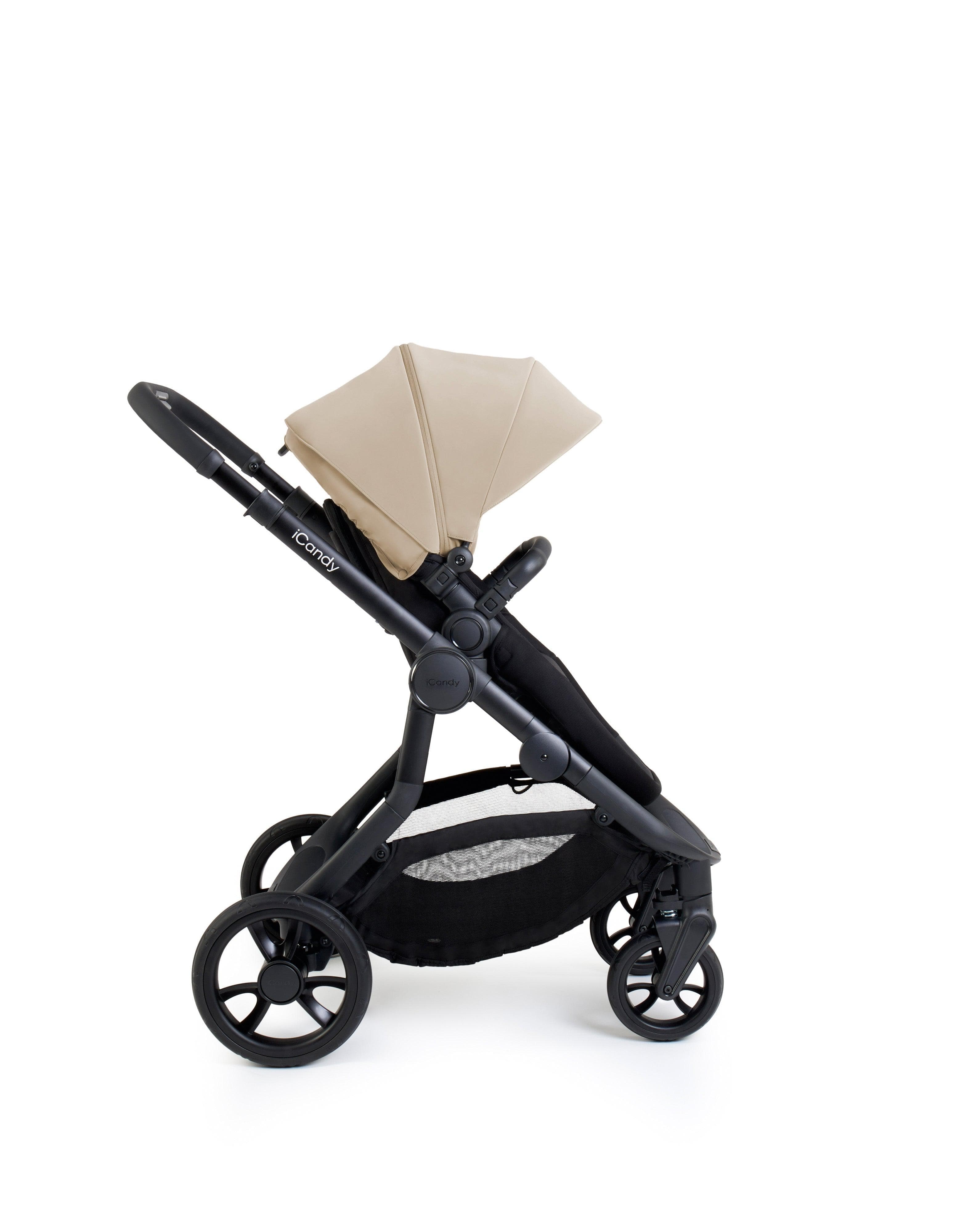 iCandy Orange4 Pushchair Bundle with Cloud T Car Seat & Base - Latte - Image 2