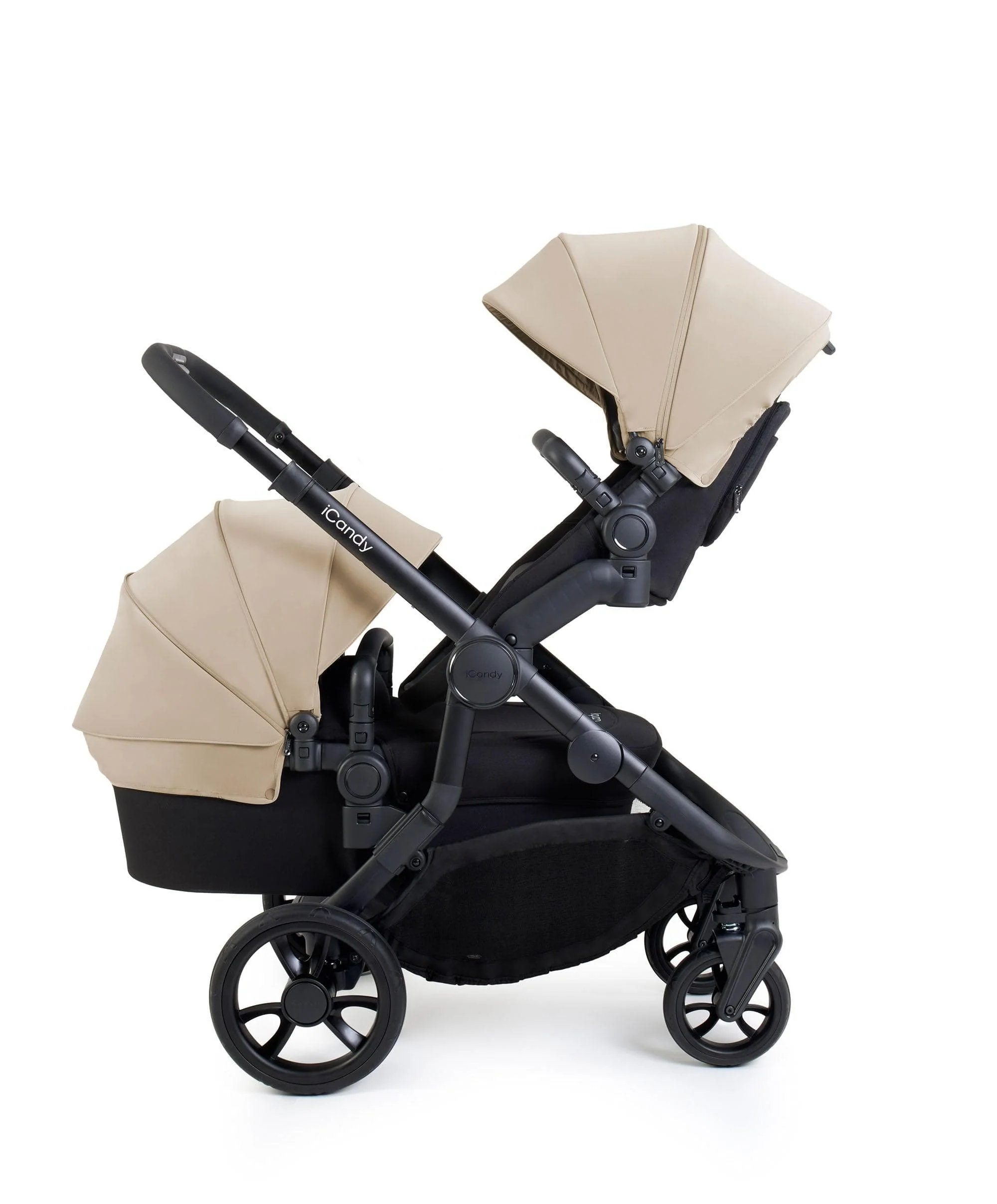 iCandy Orange 4 Double Pushchair β Latte - Image 2