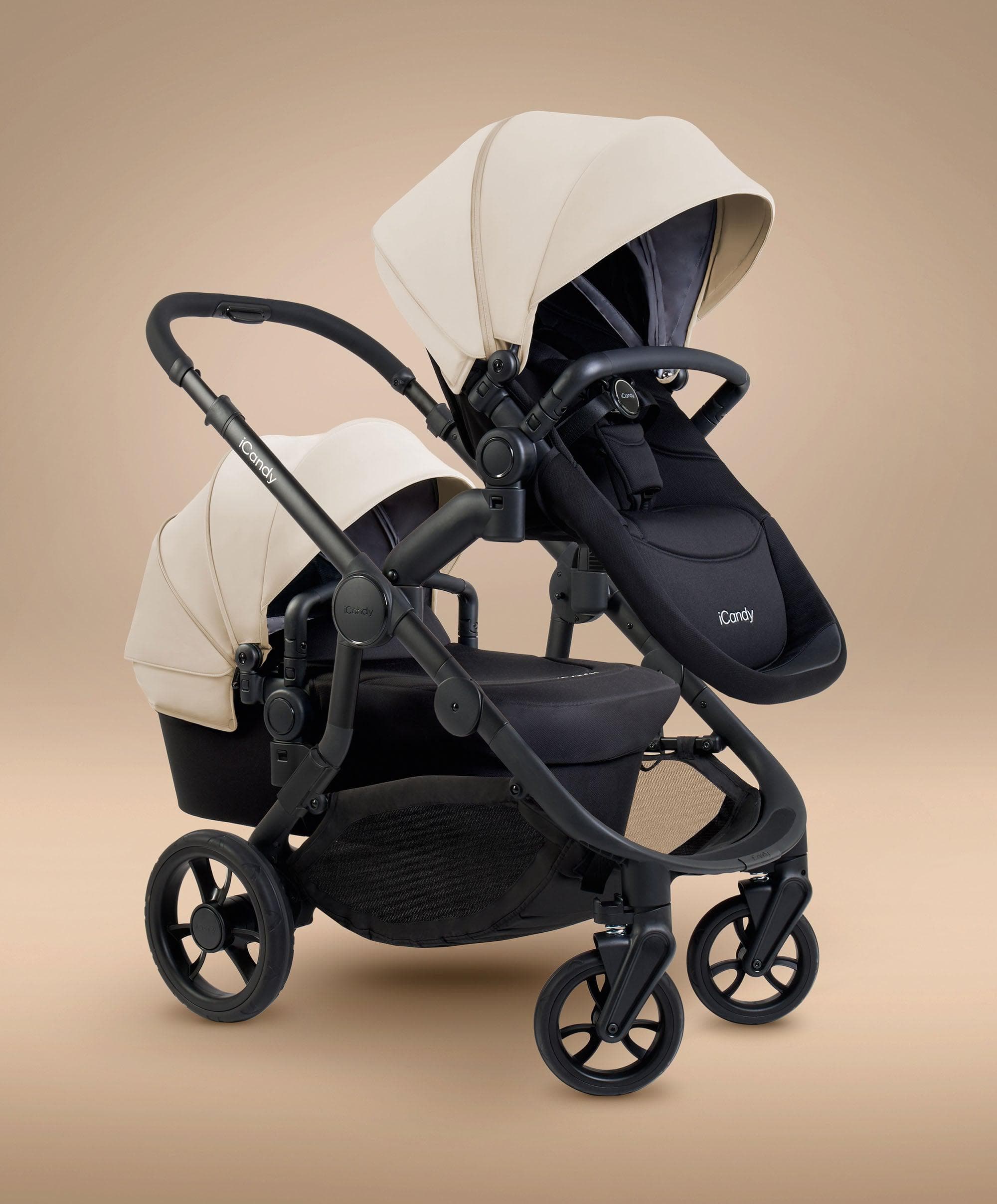 iCandy Orange 4 Double Pushchair β Latte - Image 9