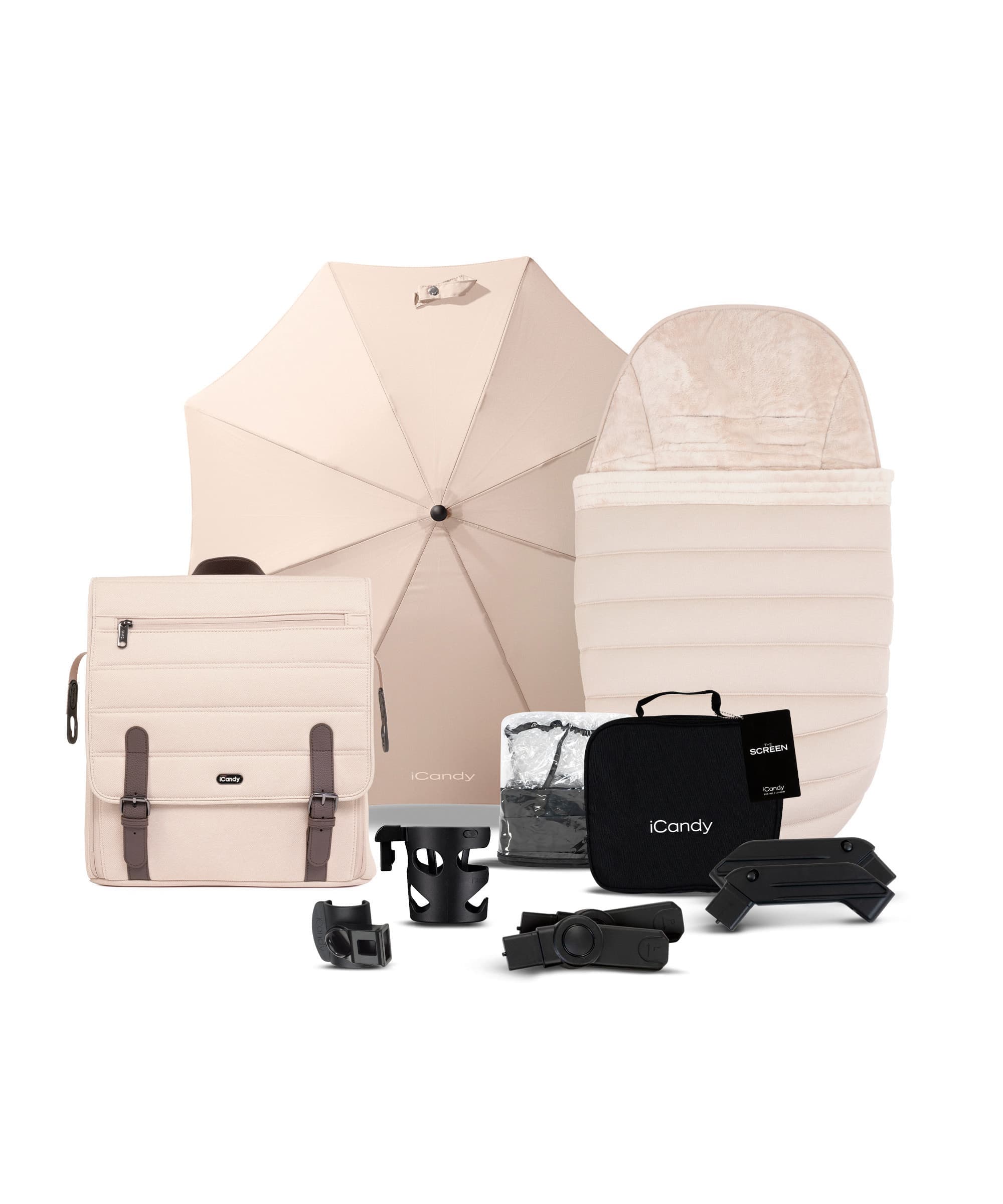 iCandy Peach 7 Complete Pushchair Bundle with Maxi-Cosi Pebble 360 Pro2 Car Seat - Biscotti - Image 10