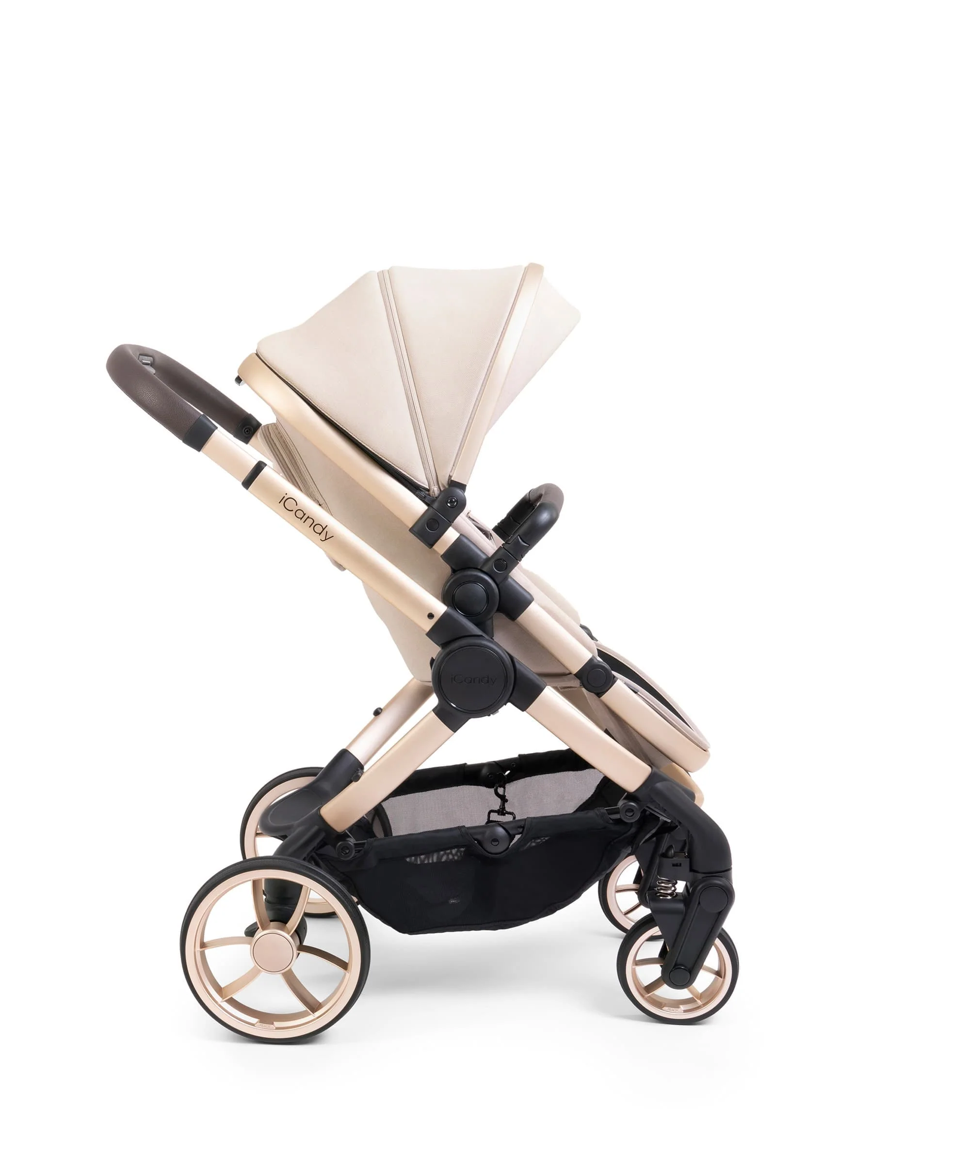 iCandy Peach 7 Complete Pushchair Bundle with Maxi-Cosi Pebble 360 Pro2 Car Seat - Biscotti - Image 4