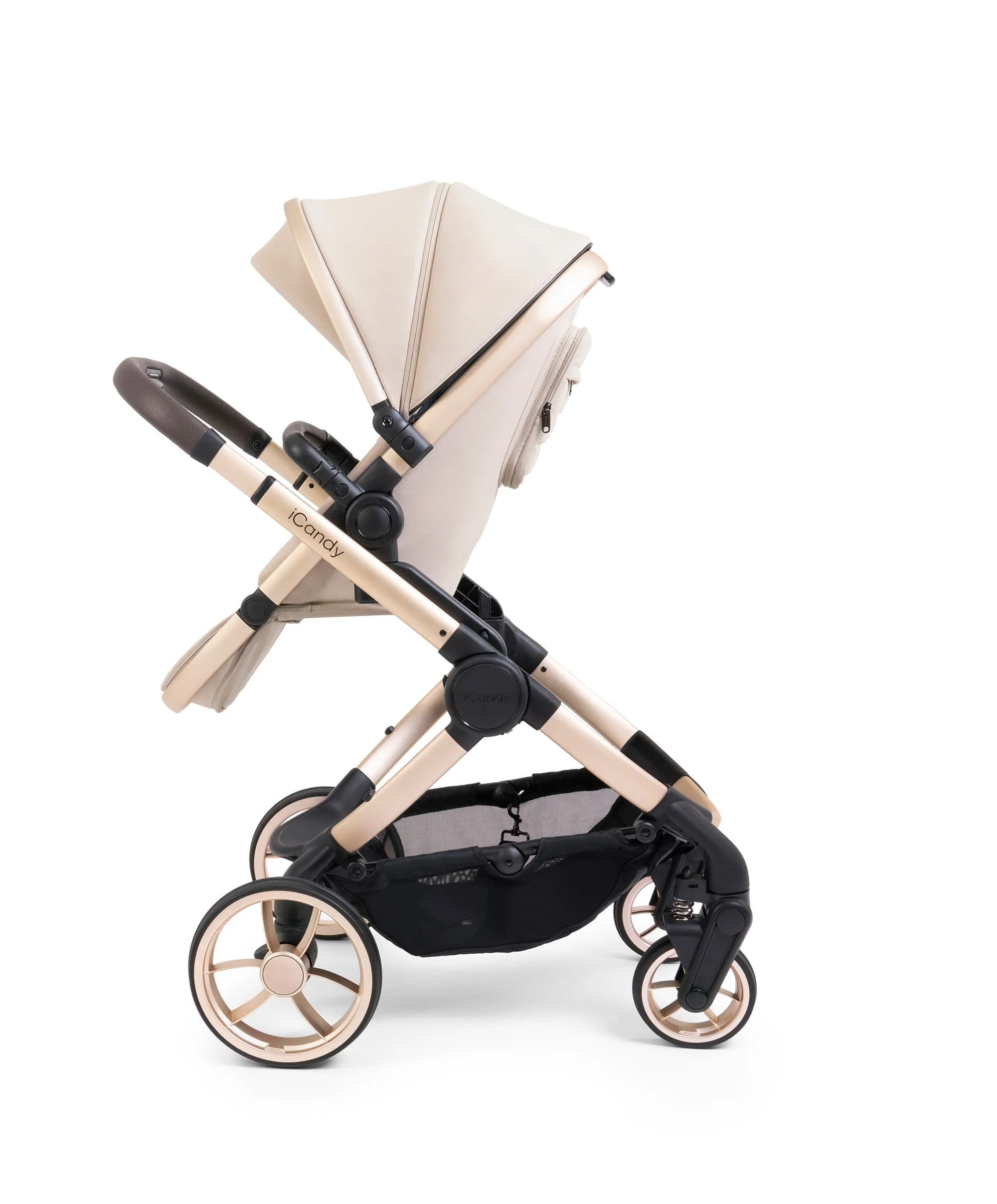 iCandy Peach 7 Complete Pushchair Bundle with Maxi-Cosi Pebble 360 Pro2 Car Seat - Biscotti - Image 5