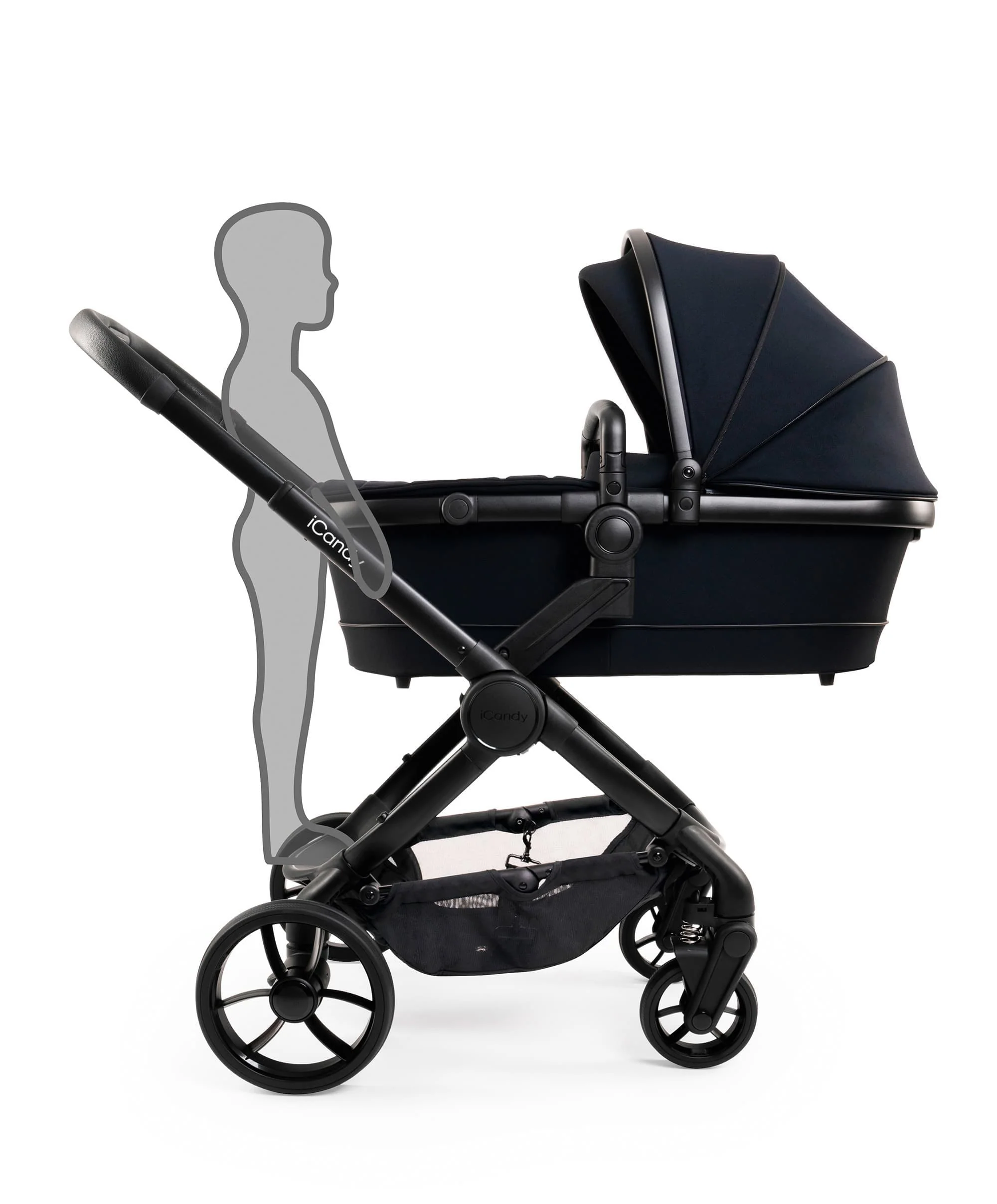 iCandy Peach 7 Complete Pushchair Bundle with Maxi-Cosi Pebble 360 Pro&sup2;  Car Seat & Base – Black - Image 6