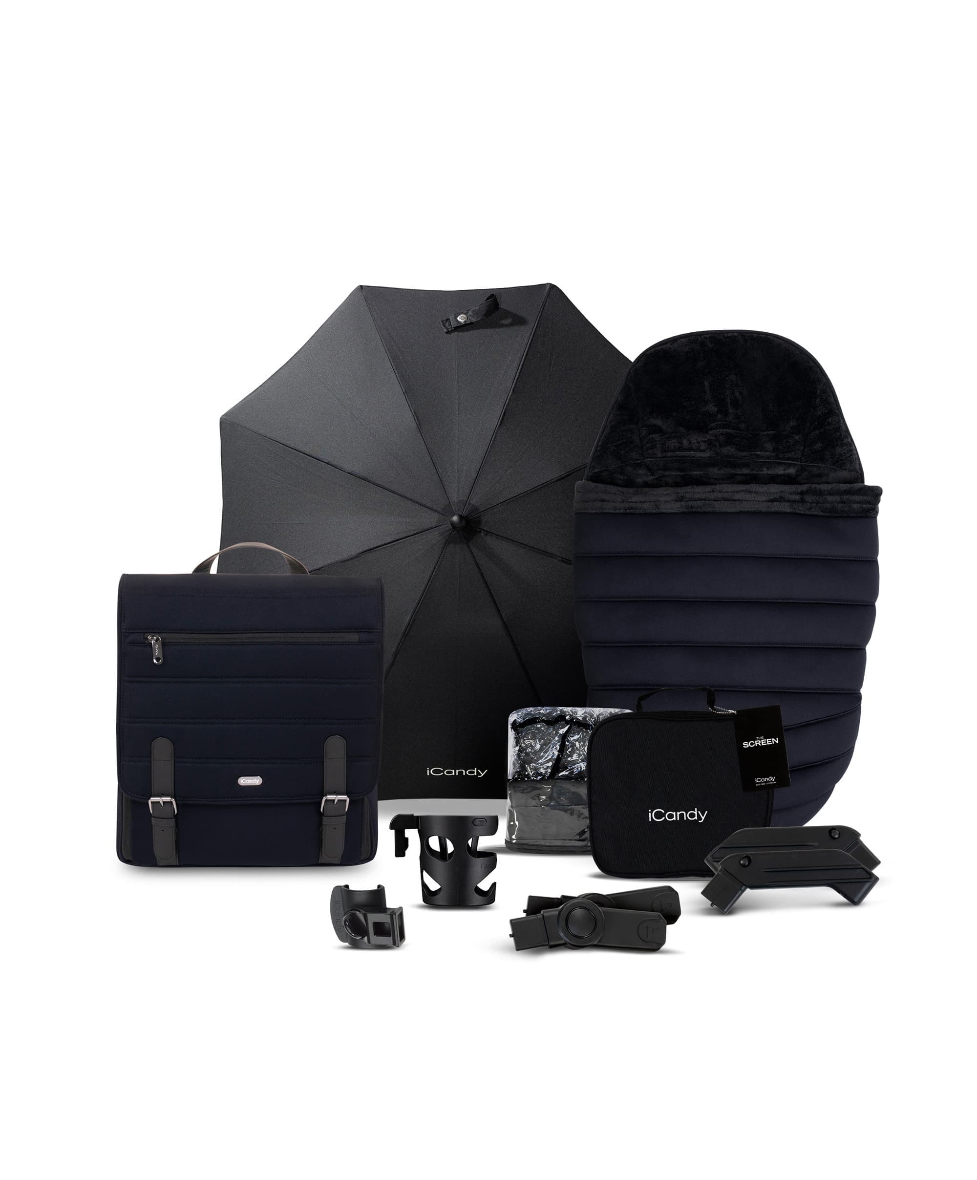 iCandy Peach 7 Complete Pushchair Bundle with Maxi-Cosi Pebble 360 Pro&sup2;  Car Seat & Base – Black - Image 9