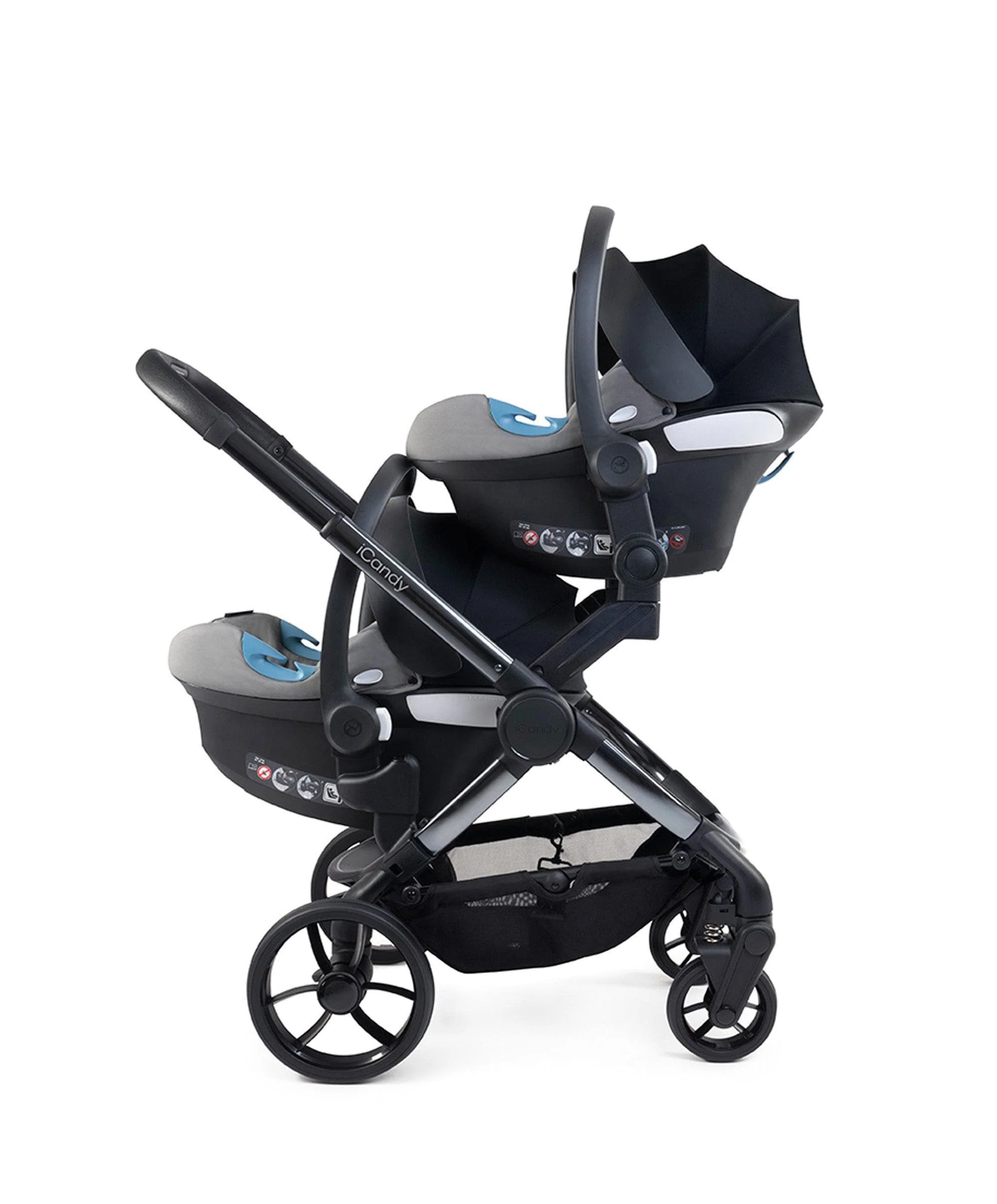 iCandy Peach 7 Twin Pushchair Bundle - Truffle - Image 5