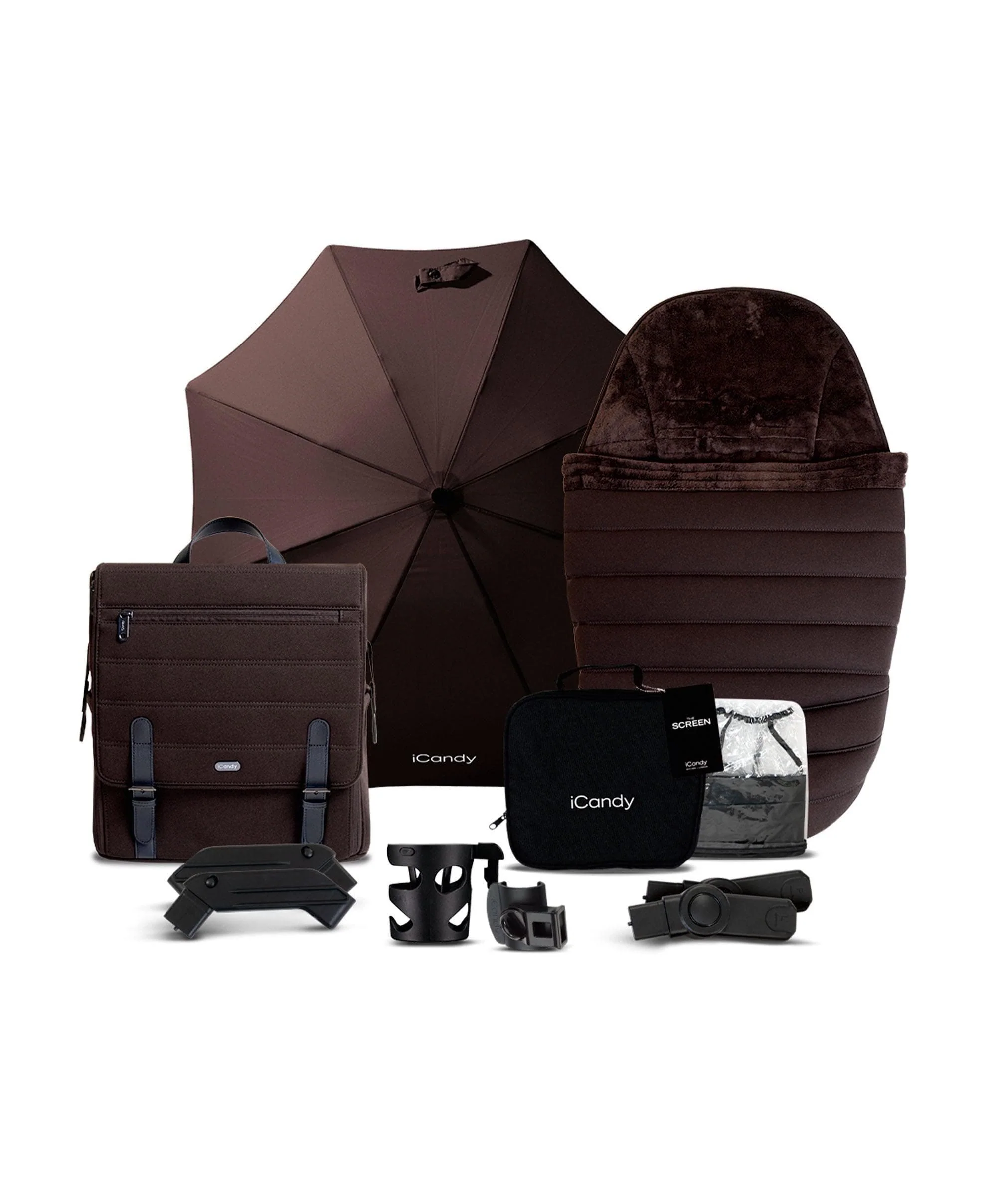 iCandy Peach 7 Complete Pushchair Bundle with Cybex Cloud T Car Seat - Pecan - Image 7
