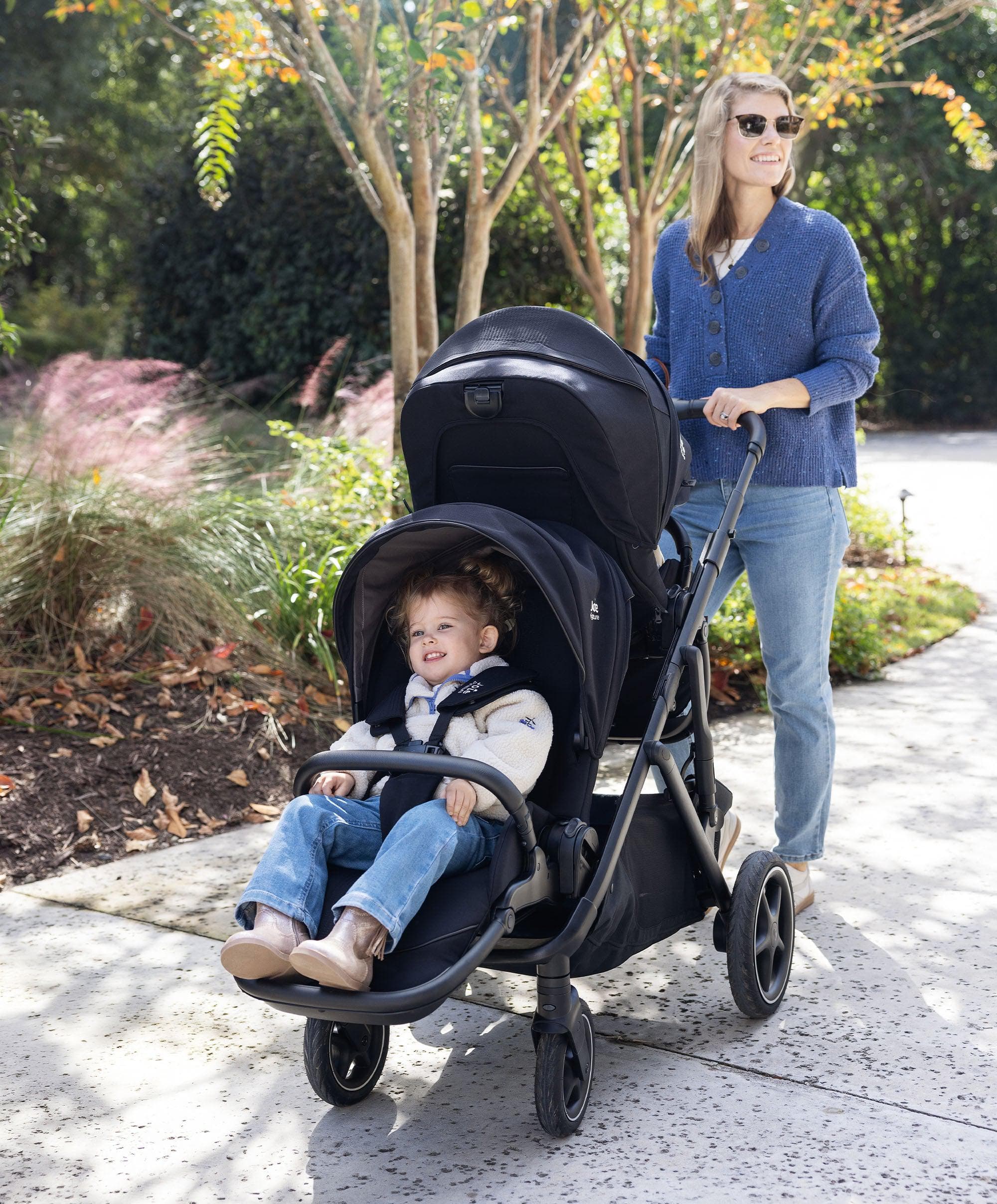 Joie Versiti Duo Signature Single To Double Pram & Signature Sibling Seat - Image 2