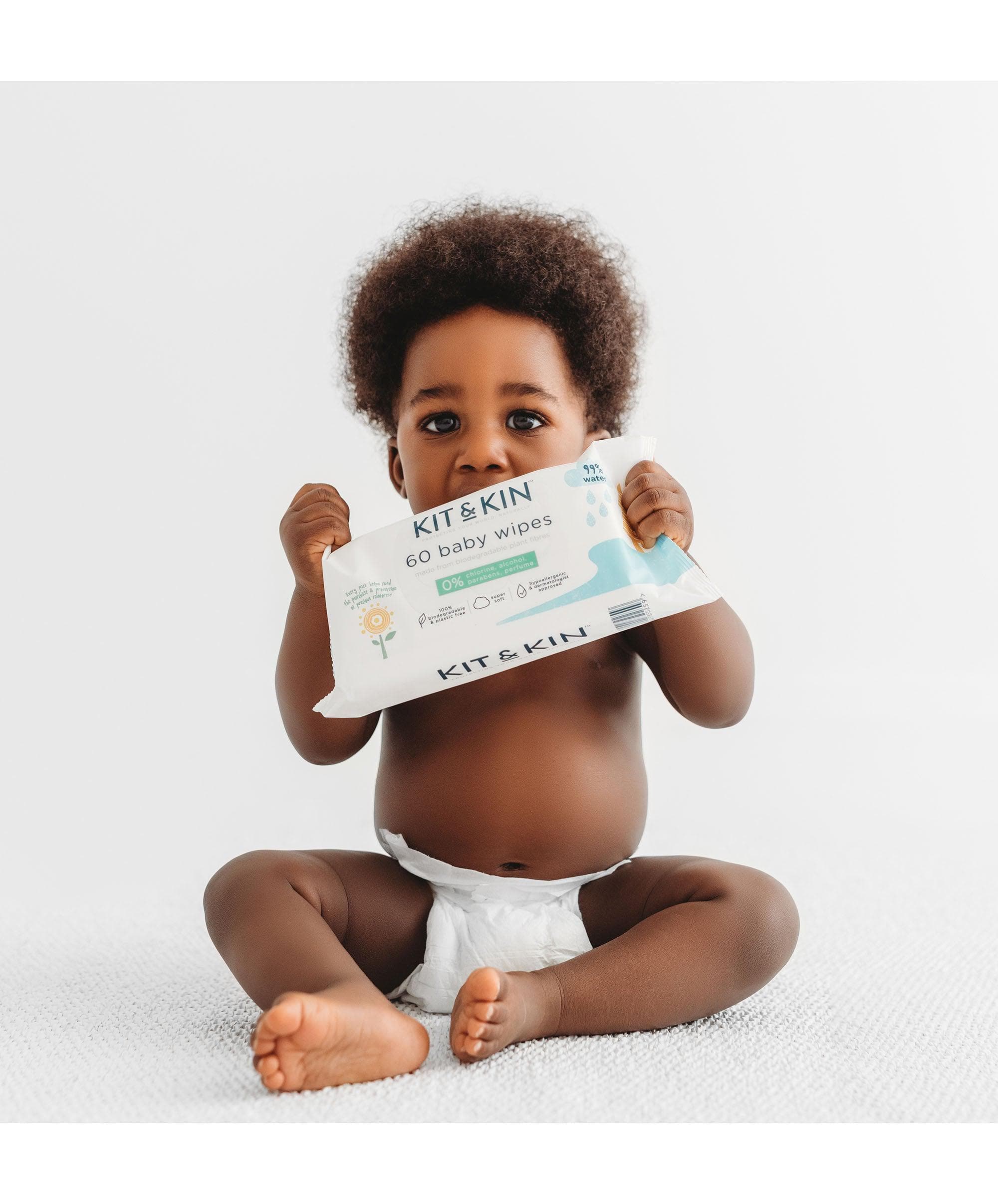 Kit & Kin Biodegradable Baby Wipes - Image 3