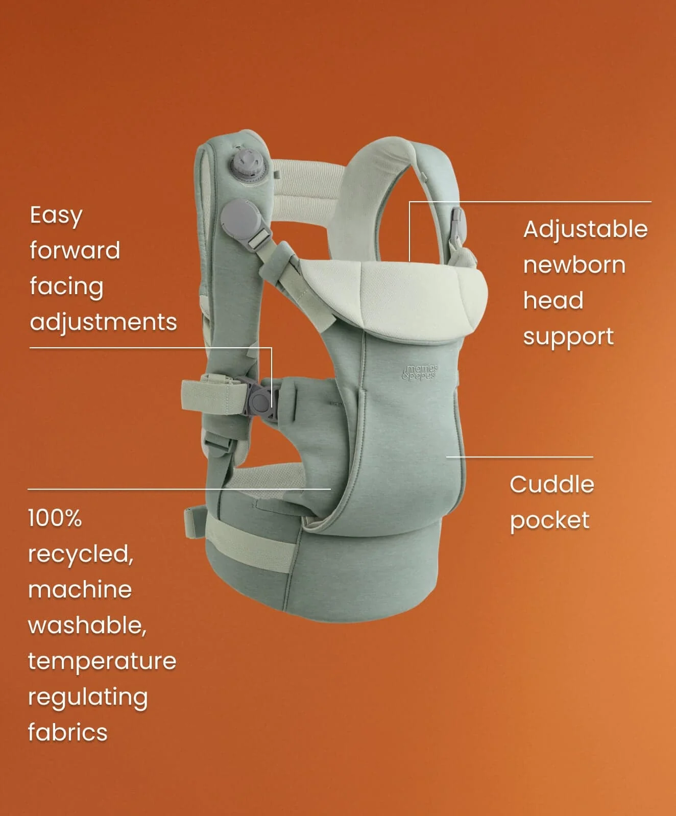 Kudo Baby Carrier - Cashmere - Image 11