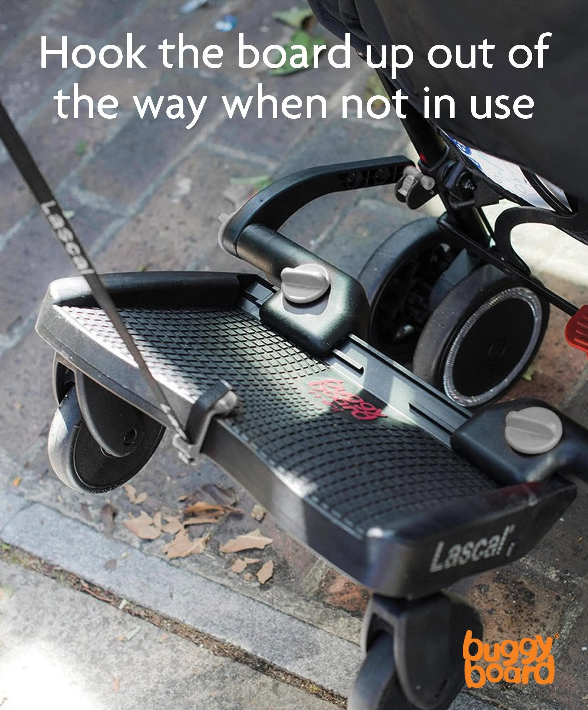 Lascal Black Maxi BuggyBoard&reg; Plus Grey Saddle - Image 6