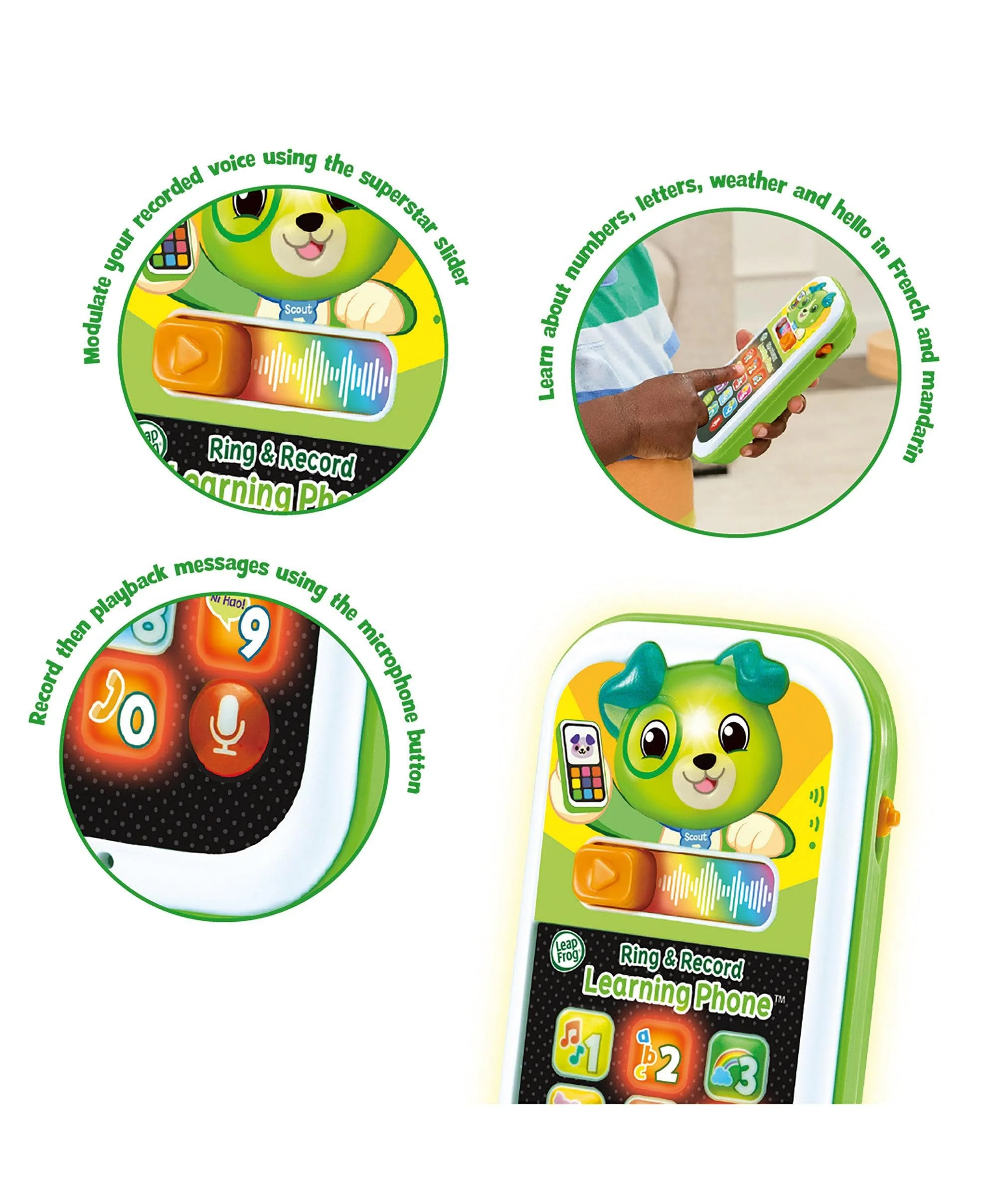 LeapFrog Scout's Ring & Record Toy Phone - Image 3