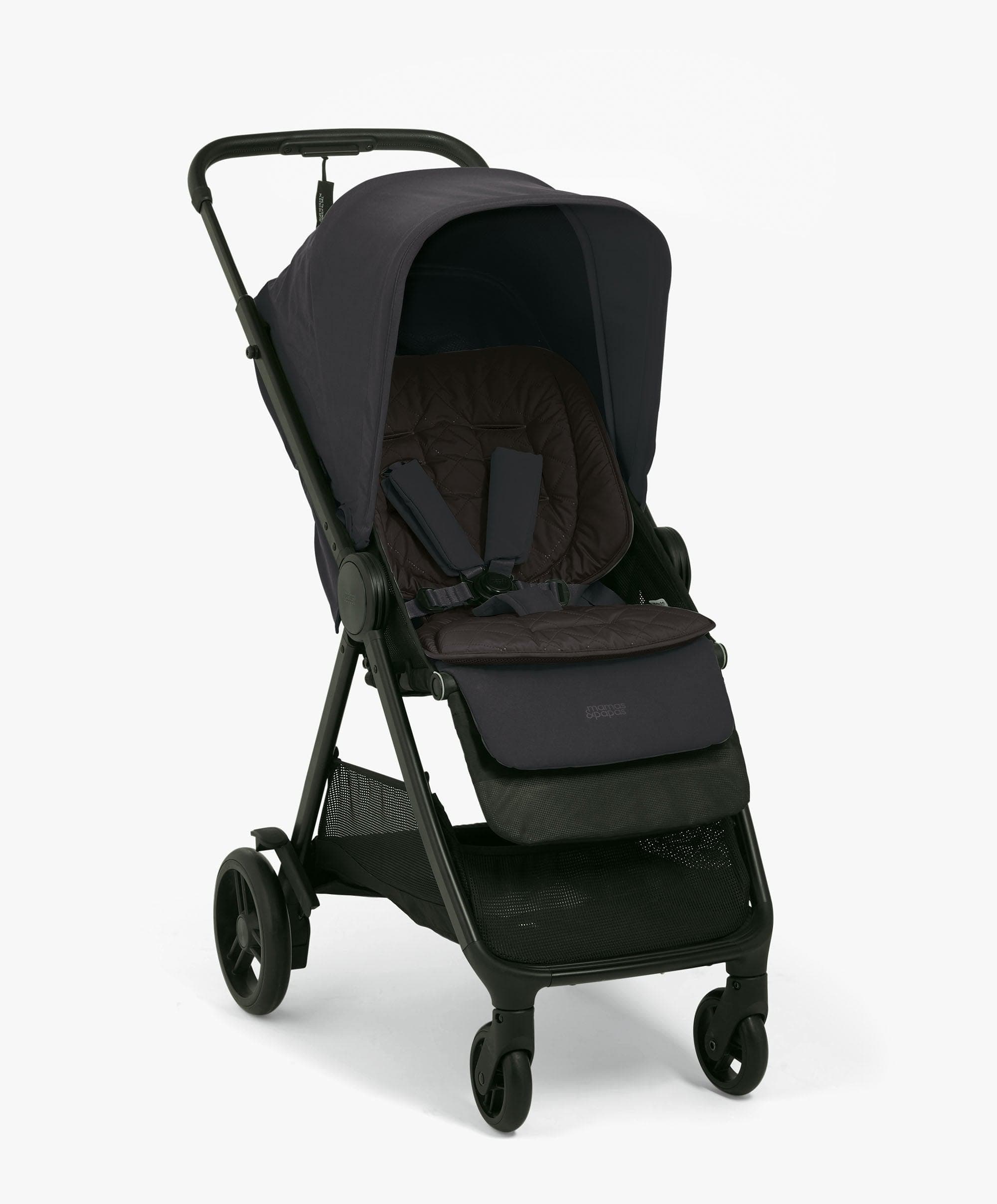 Libro Stroller Bundle with Quilted Memory Foam Liner (2 Piece)β Liquorice/Graphite - Image 13