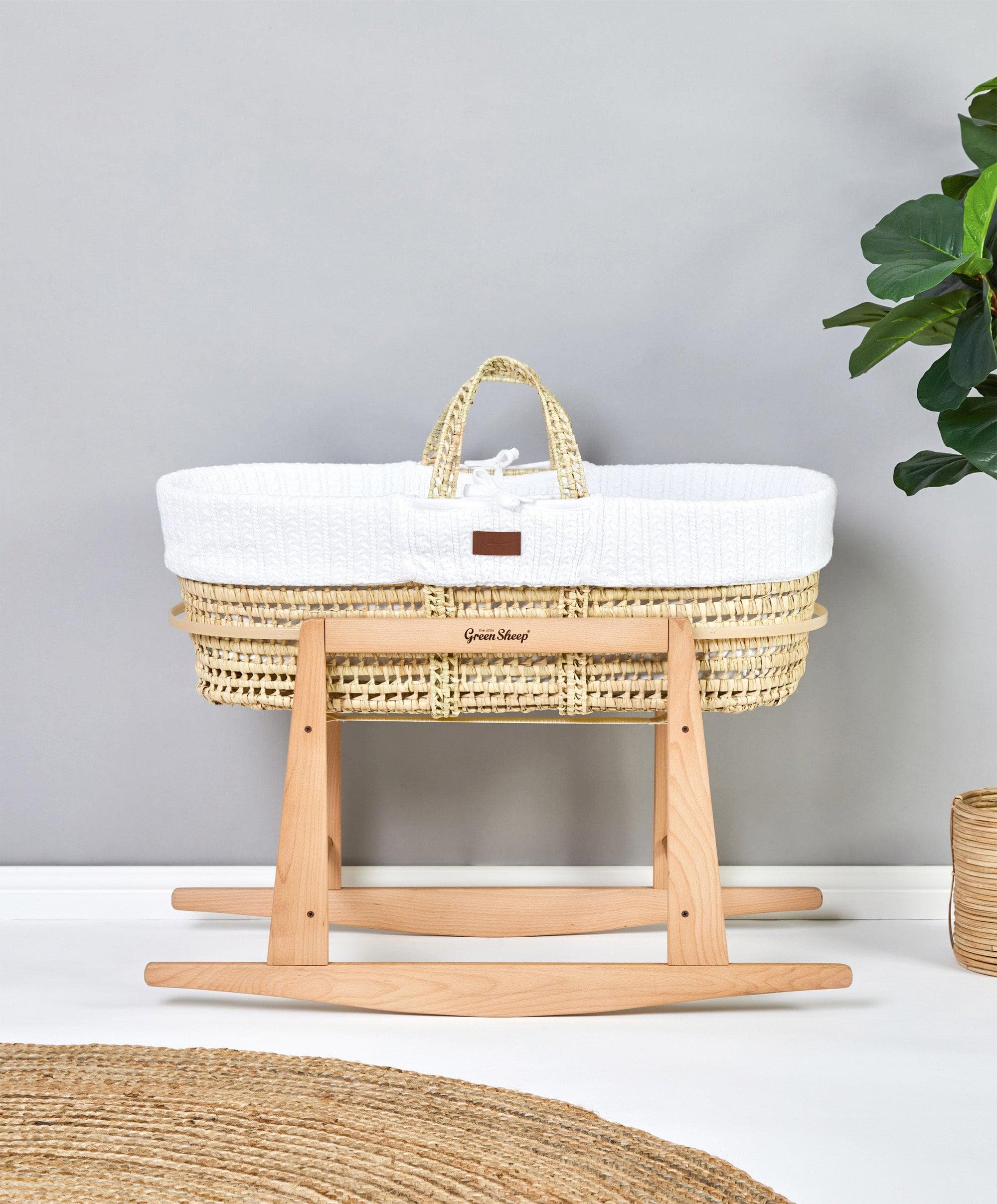 The Little Green Sheep Moses Basket Rocking Stand - Image 5