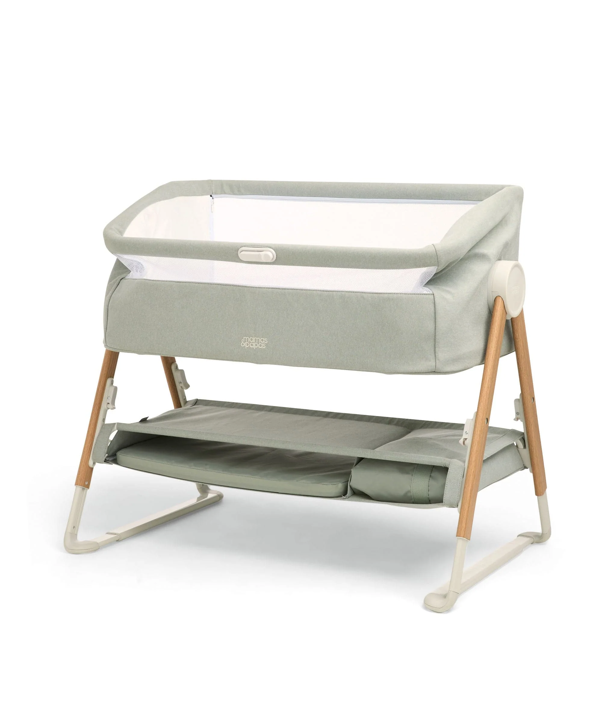 Lua Bedside Crib - Sage - Image 6
