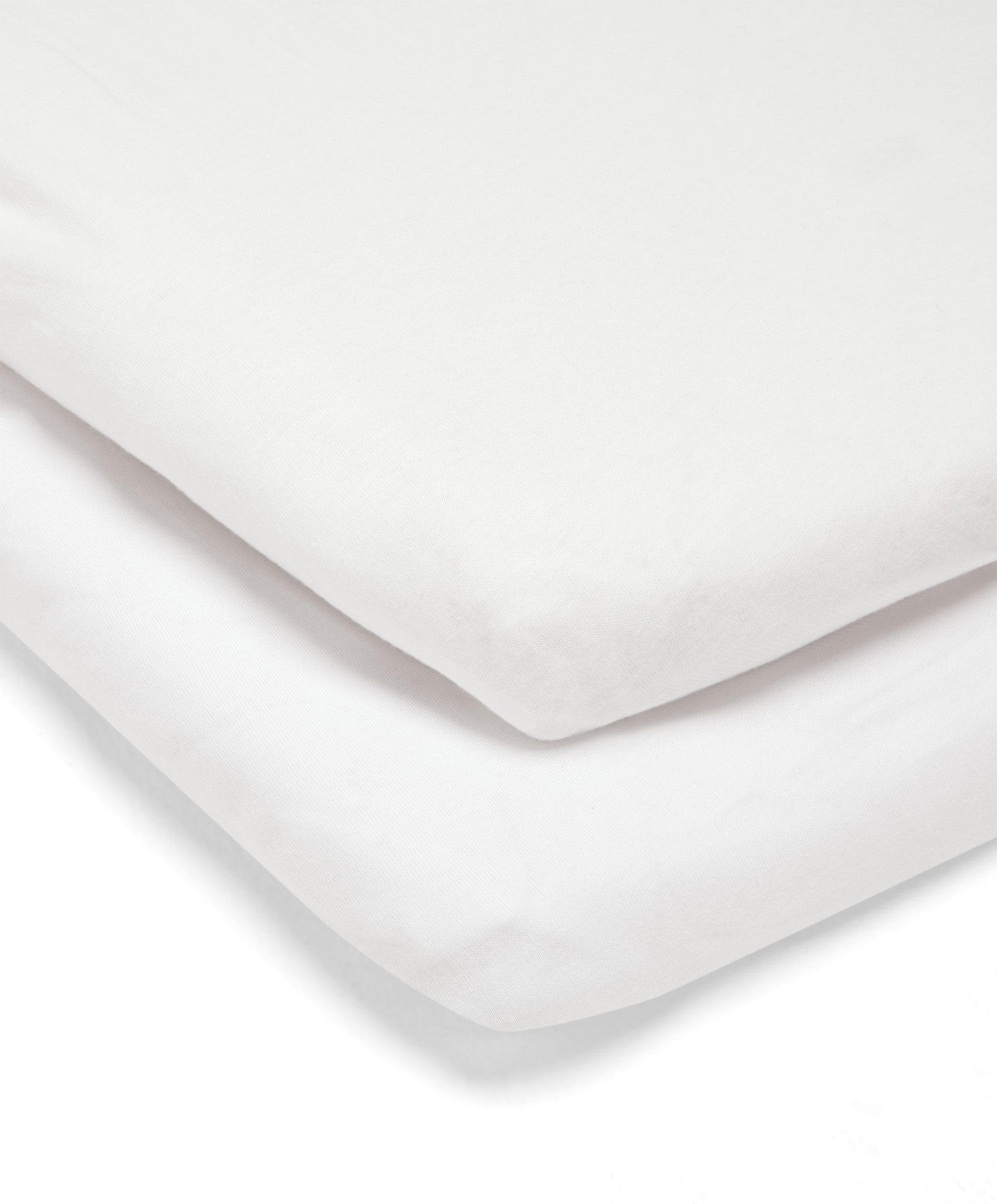 Lua Bedside Crib and Sheet Bundle - Sage/White - Image 7