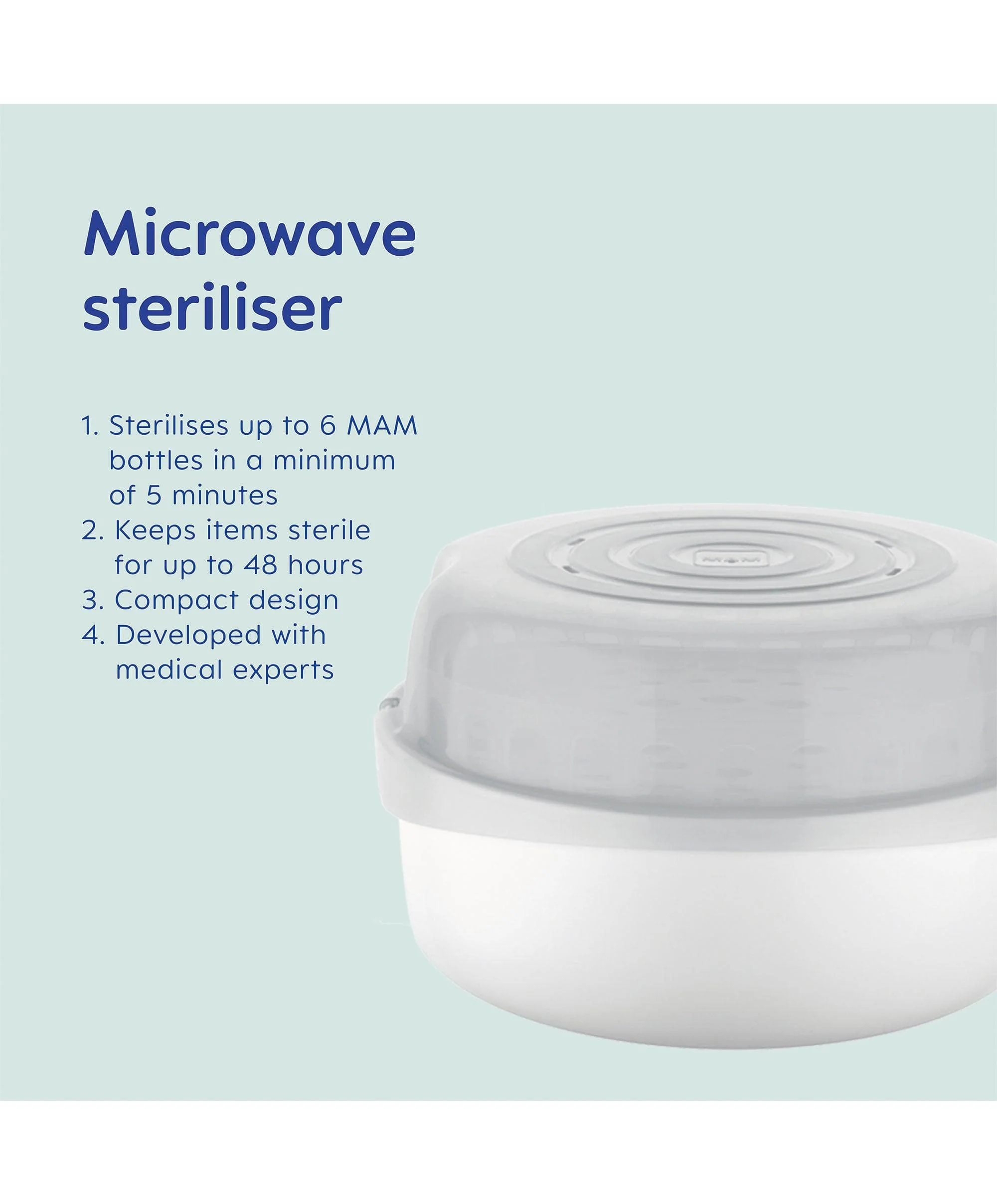 MAM Easy Start Bottle & Microwave Steriliser Set - Image 2