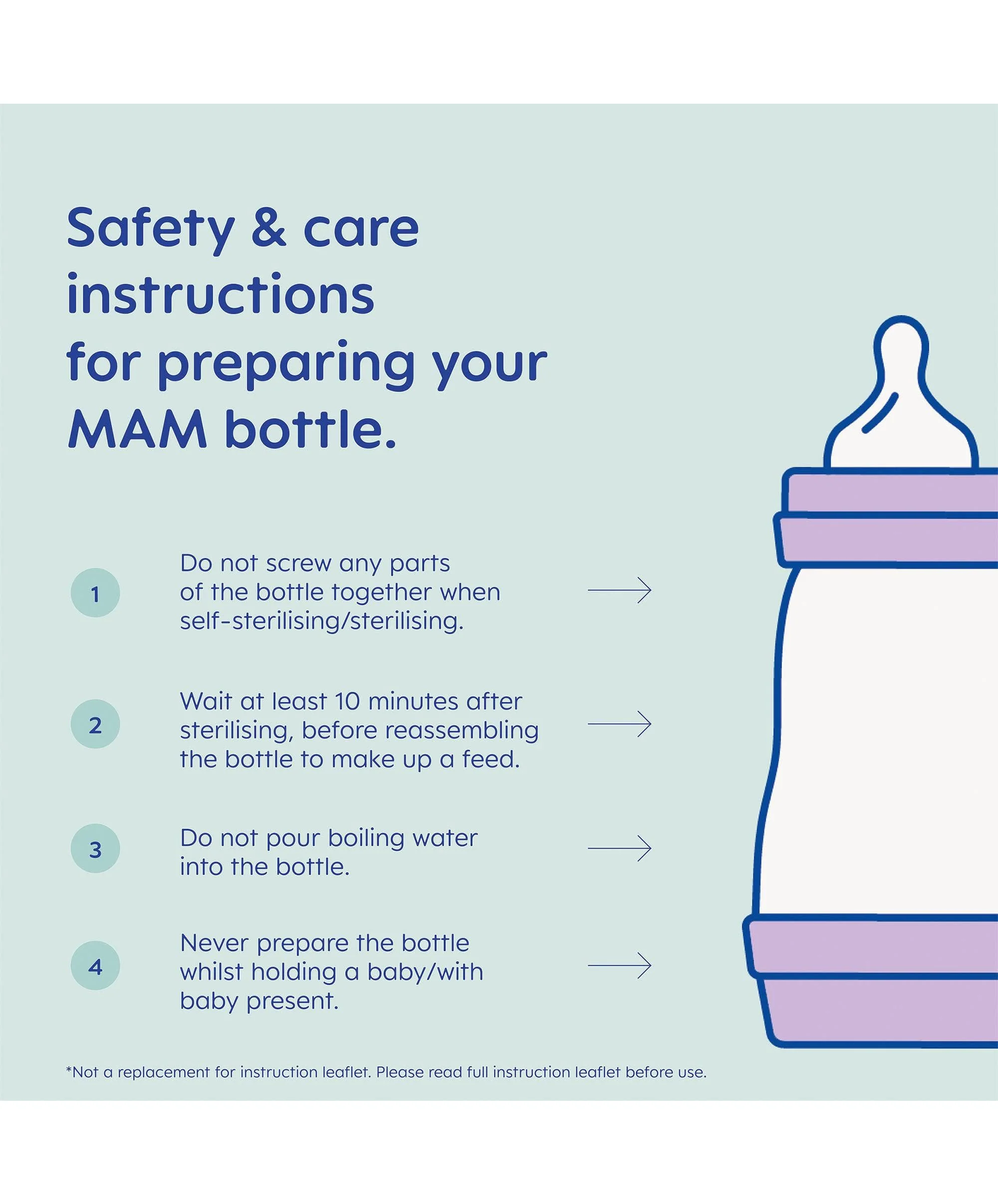 MAM Easy Start Bottle & Microwave Steriliser Set - Image 3