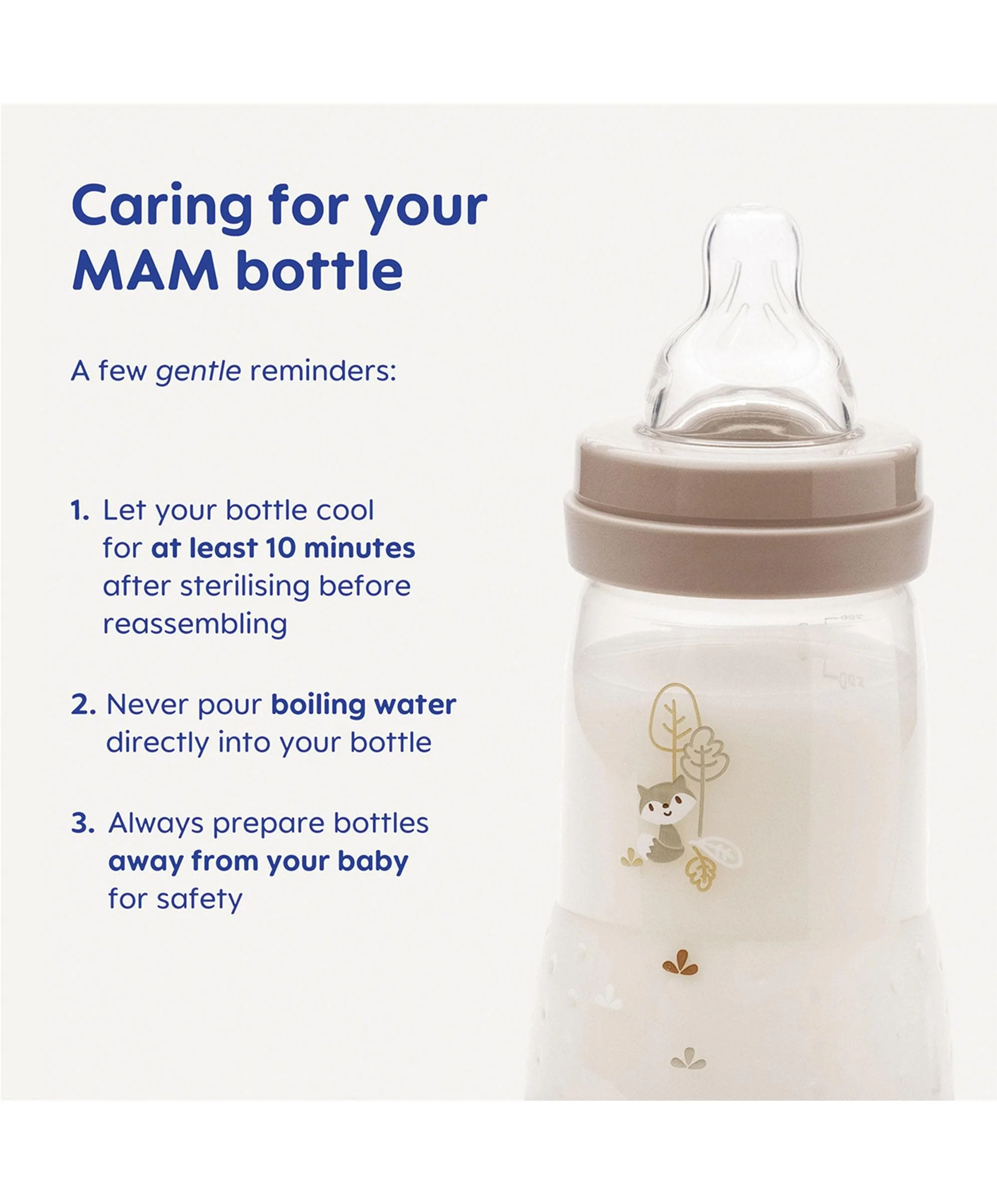 MAM Baby Feed & Soothe Anti Colic Bottles & Soothers Set - Cotton - Image 5