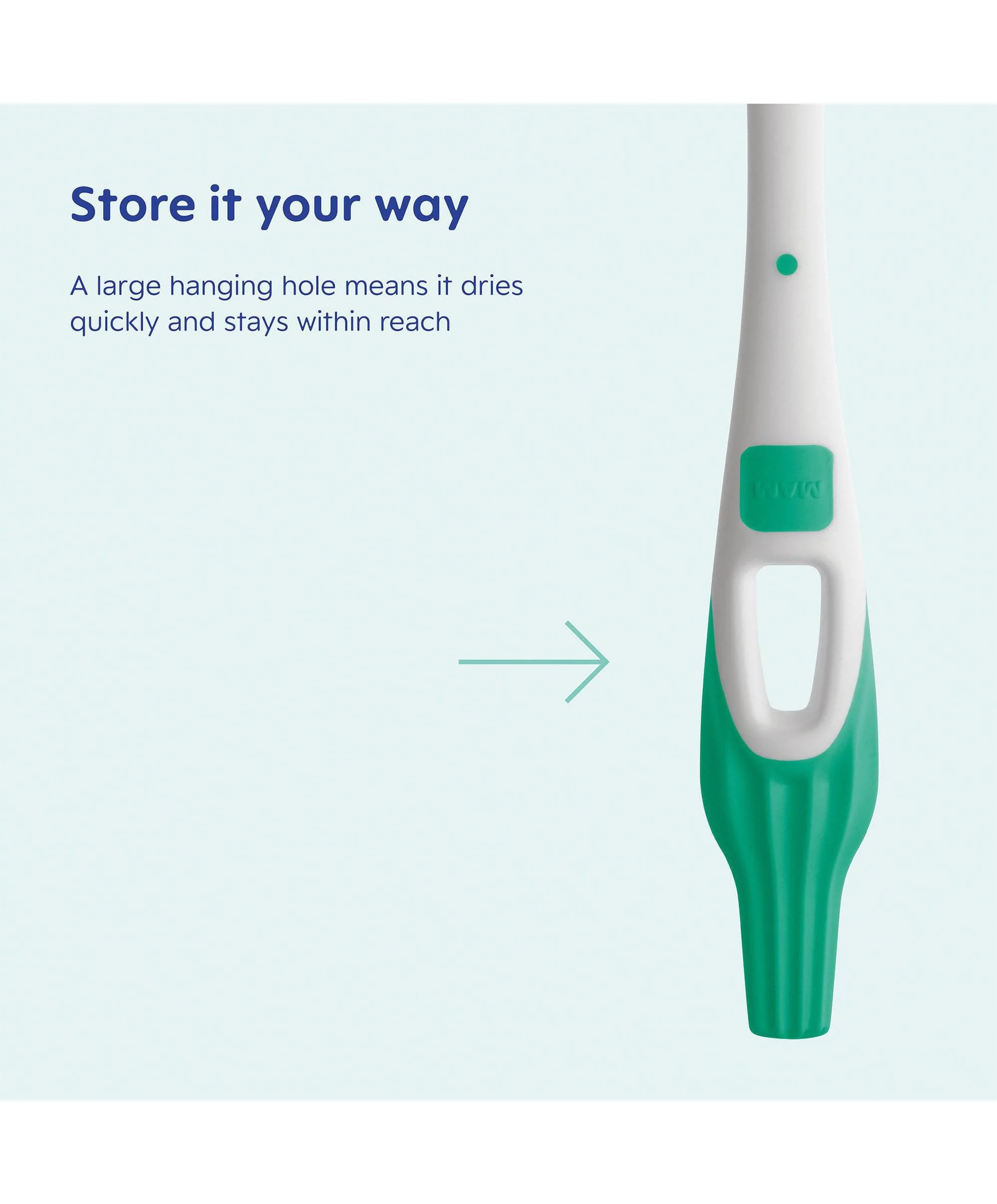 MAM Soft Baby Bottle Brush - Image 3
