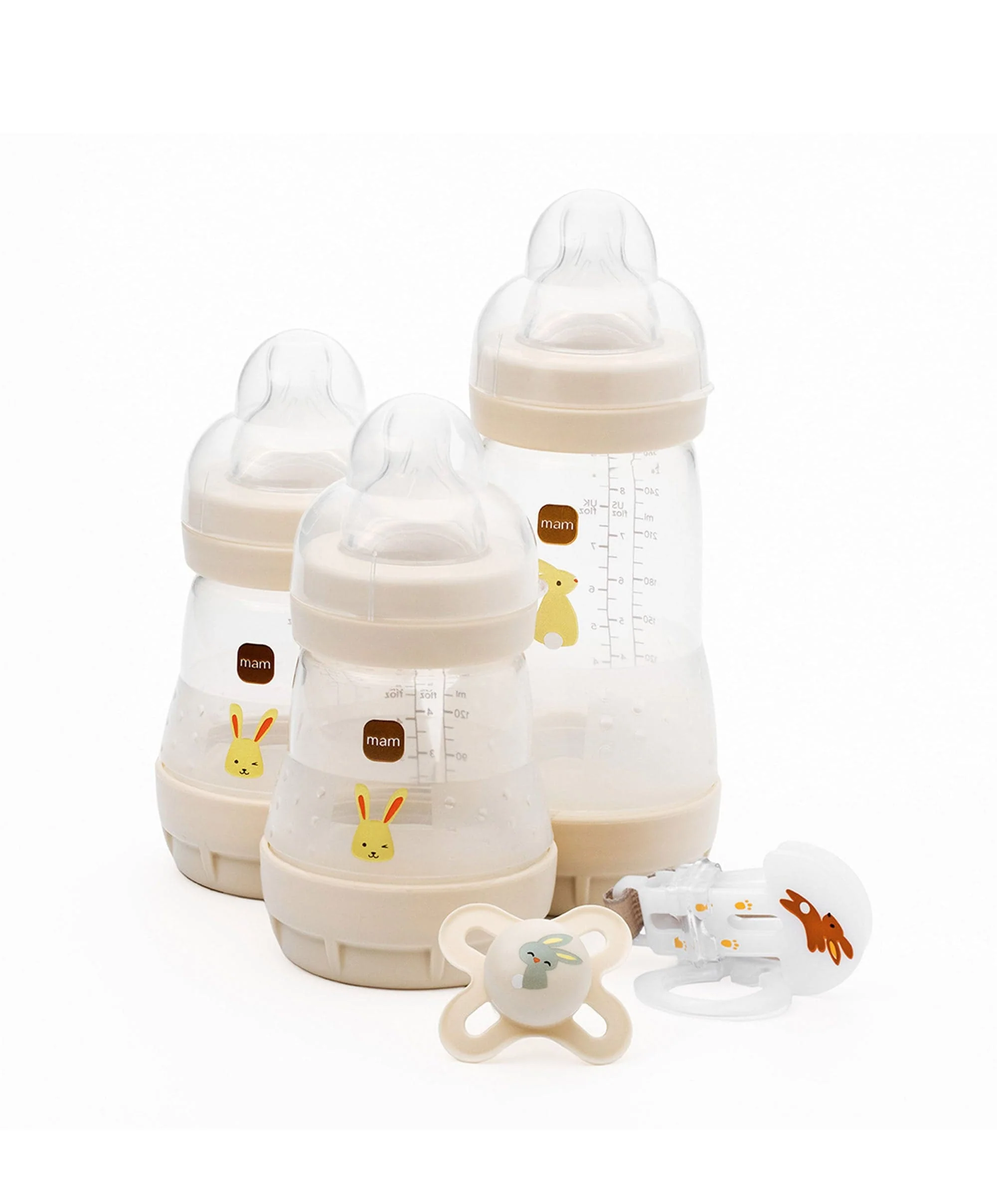 MAM Baby Easy Start&trade; Anti-Colic Bottles & Soother 5 Piece Newborn Gift Set
