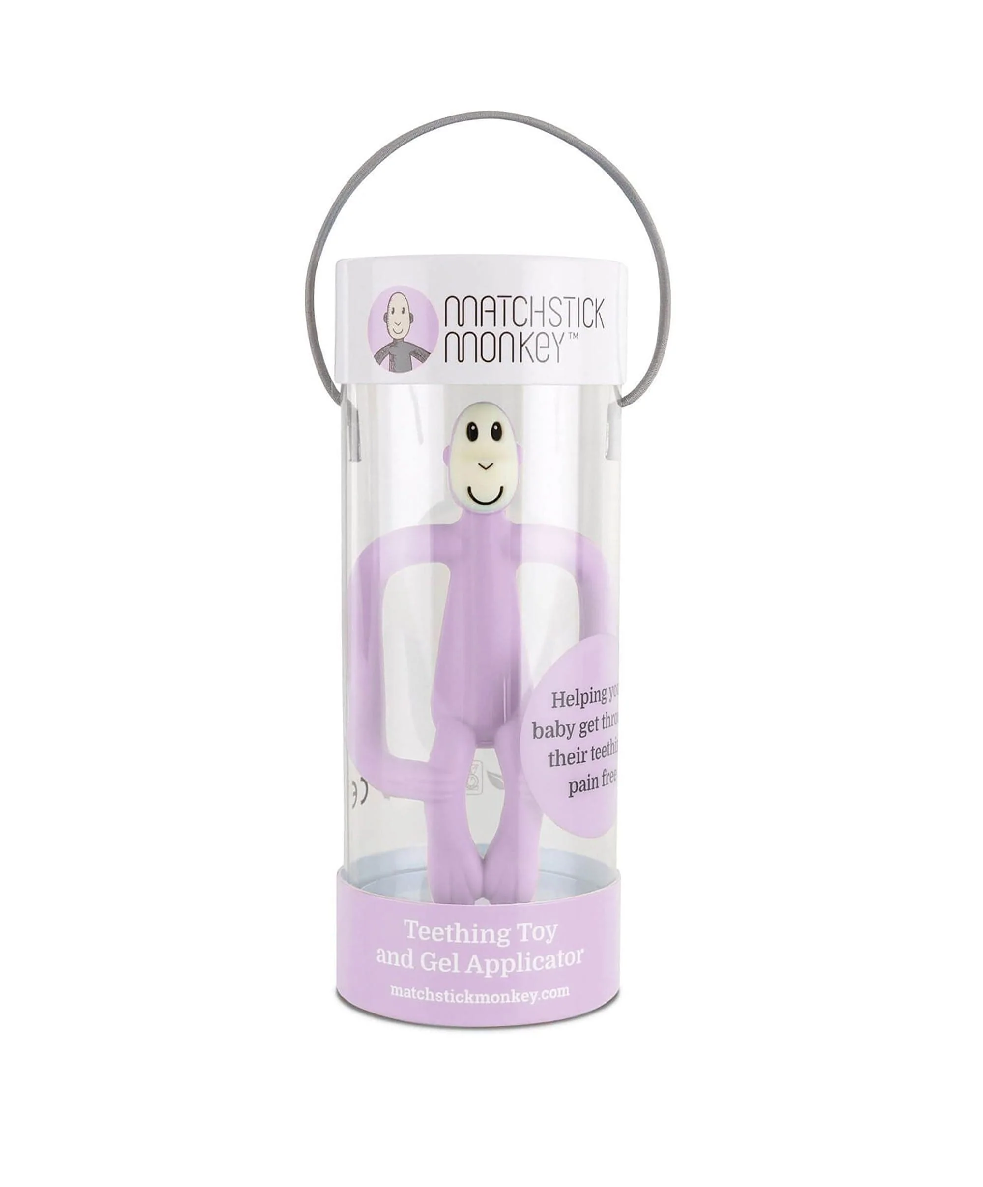 Matchstick Monkey Original Teething Toy - Lilac - Image 5