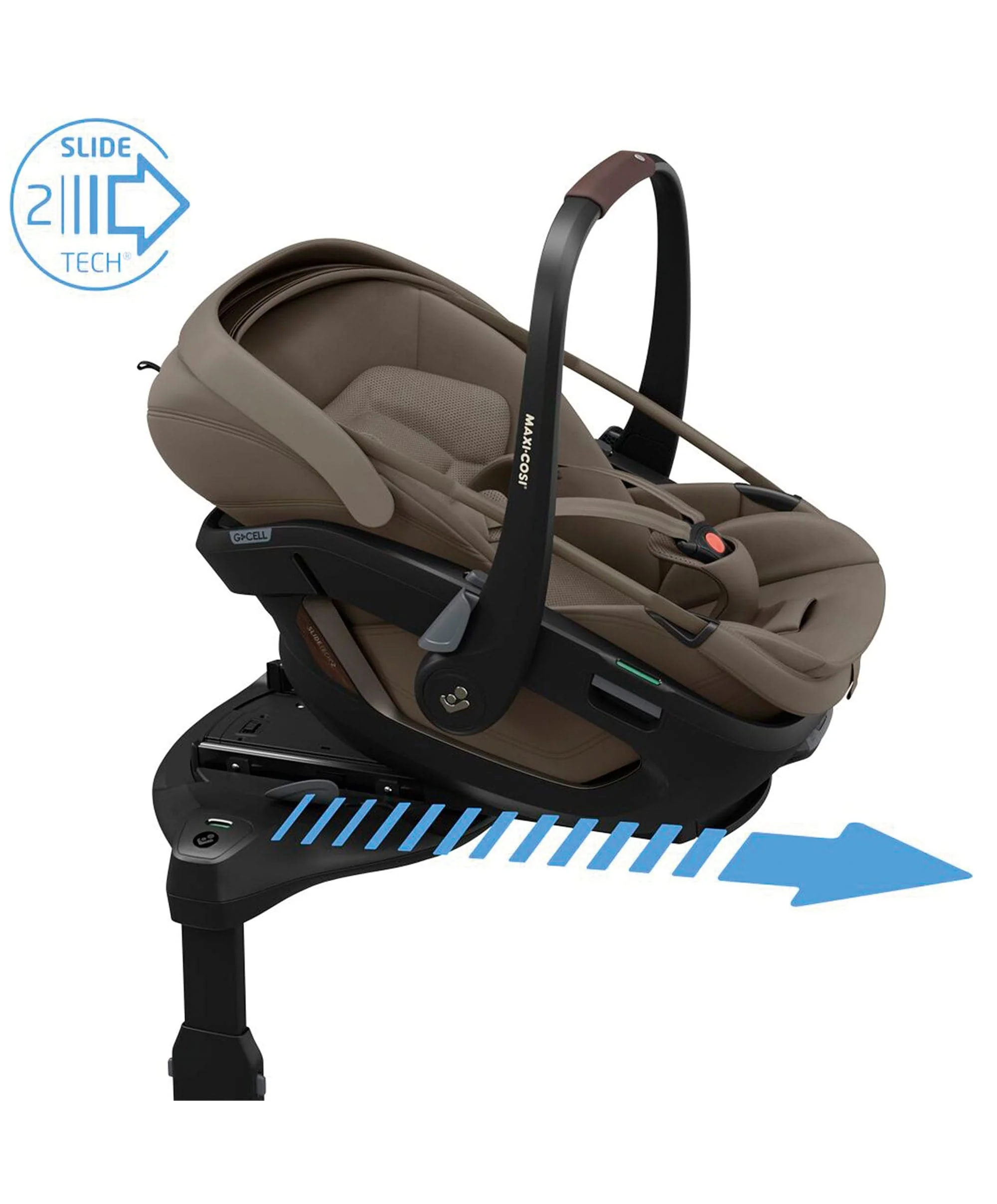 Maxi-Cosi Coral Slide Pro Car Seat - Oak Truffle - Image 11
